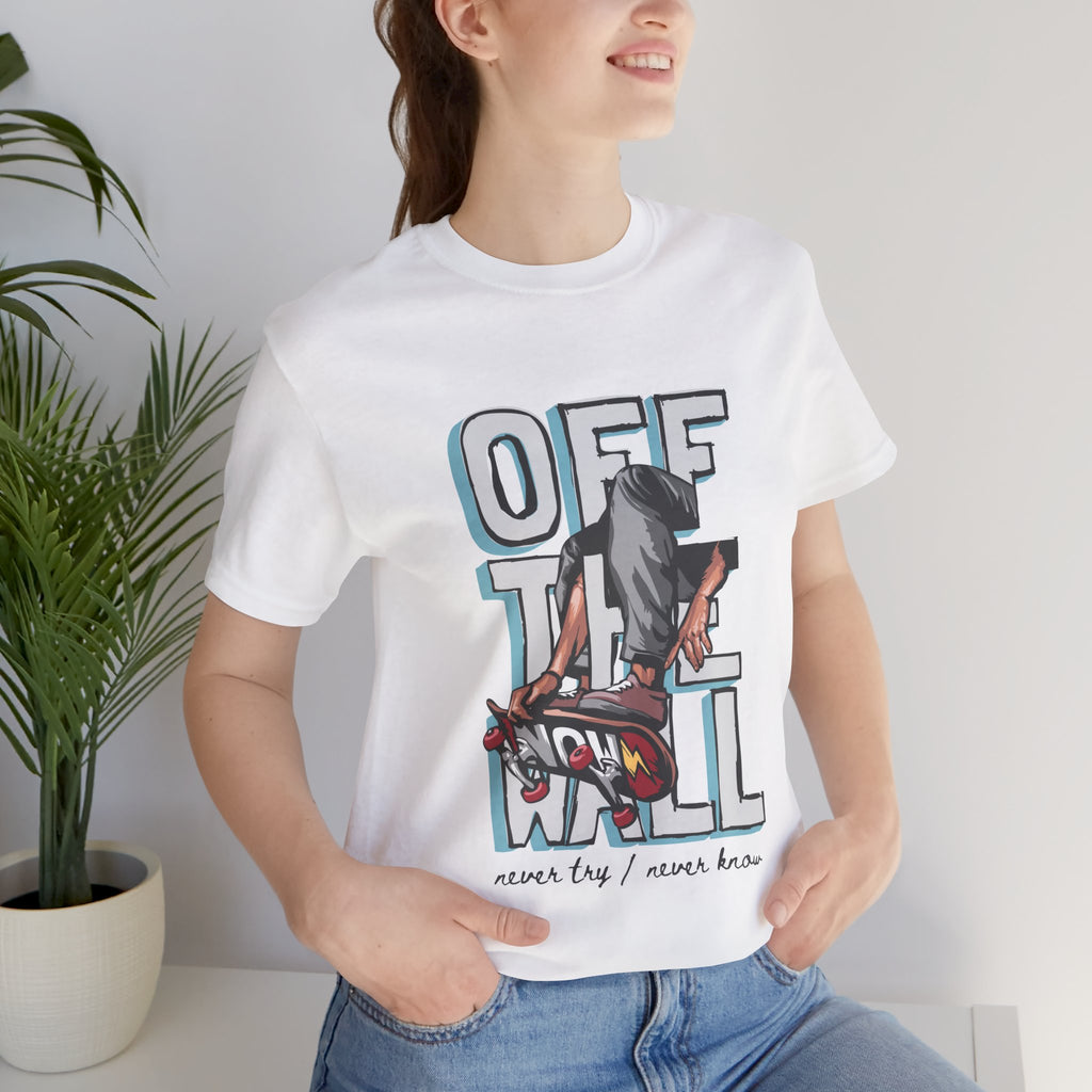Off The Wall Skateboard T-Shirt — Retro Skate Graphic Tee