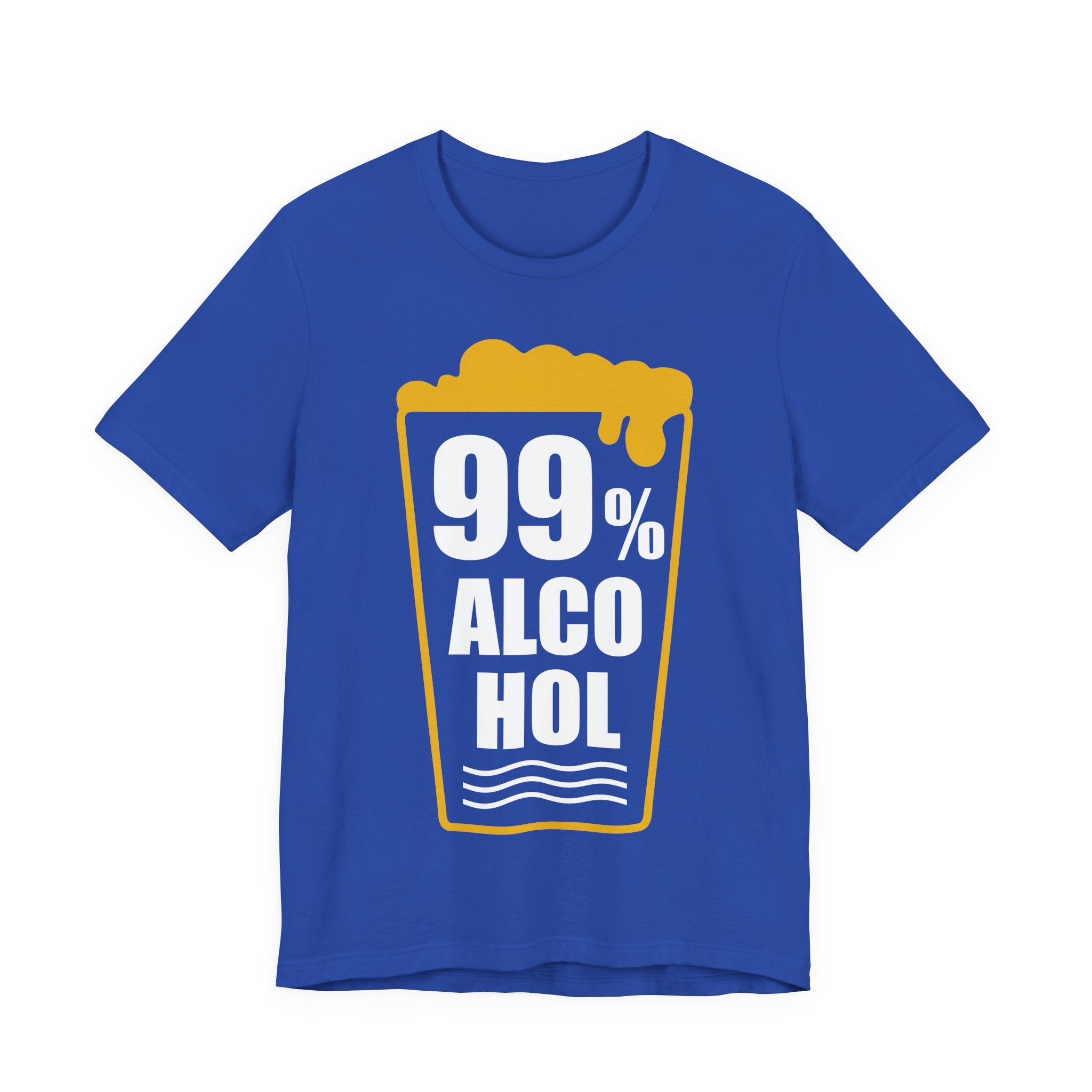 99% Alcohol Beer Glass Graphic Tee