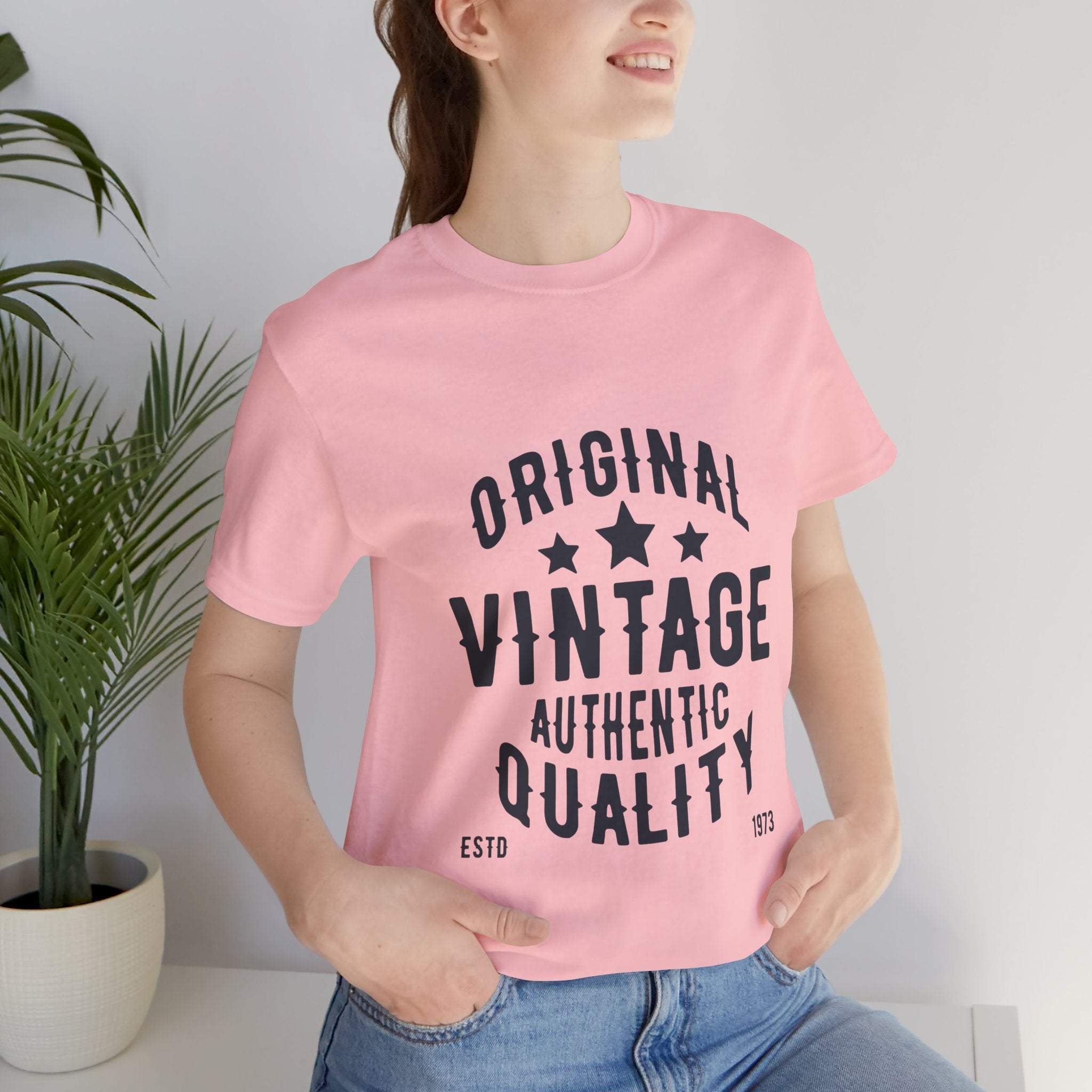 Vintage Graphic Tee – "Original Vintage Authentic Quality" Short Sleeve Shirt