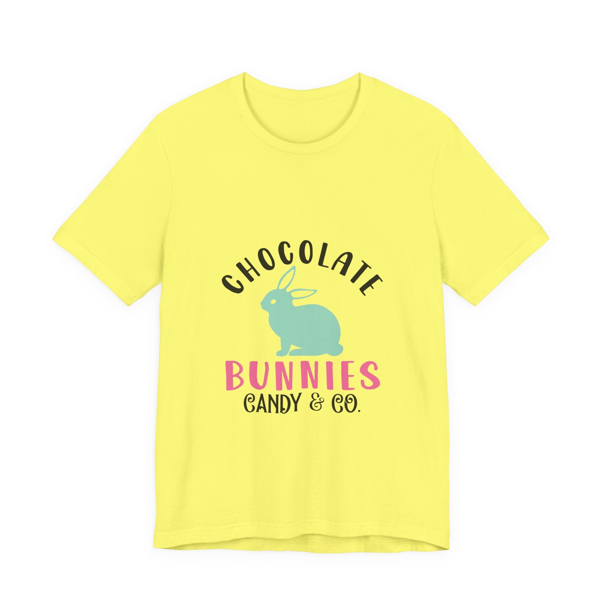Chocolate Bunnies Tee — Pastel Easter Bunny Candy Shop Shirt