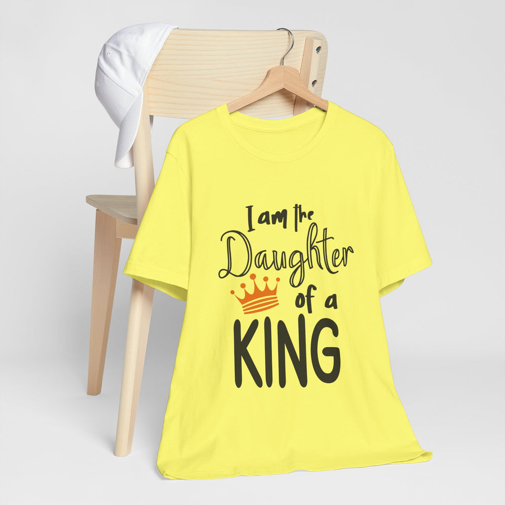 Daughter of a King T-Shirt — Faith-Based Crown Tee for Girls & Women