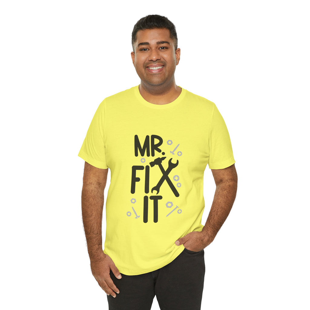 Mr. Fix It T-Shirt – Funny Handyman Tool Tee for DIY Dads & Mechanics