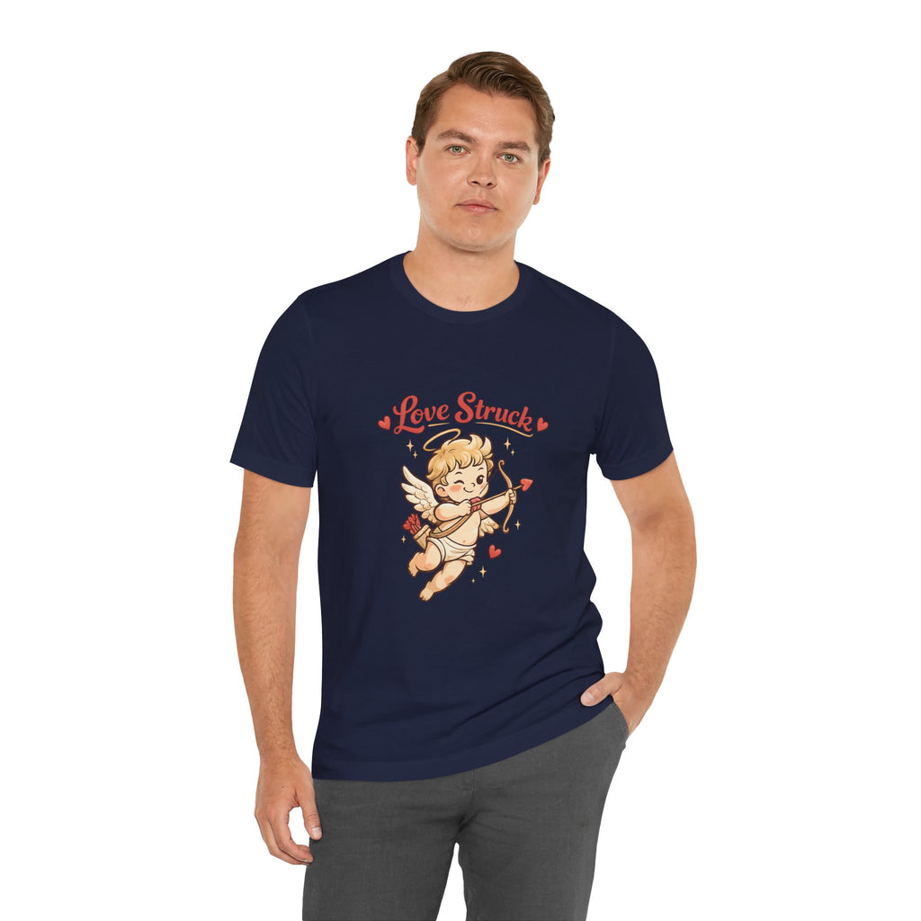 Cupid 'Love Struck' Tee — Cute Vintage Cupid Valentine T-Shirt