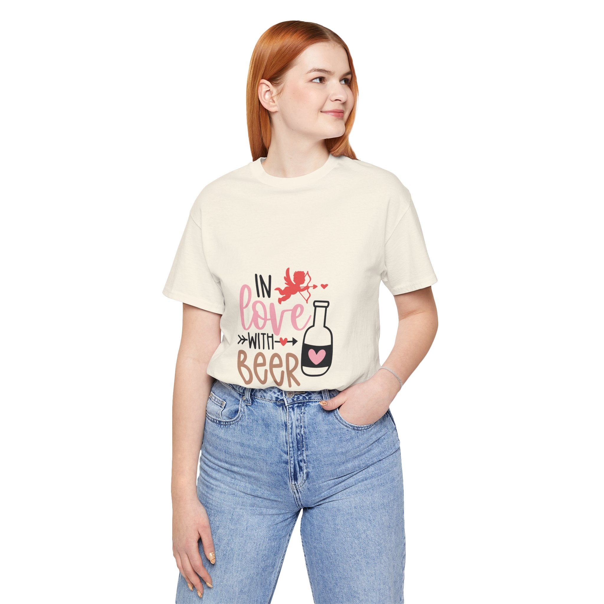 In Love With Beer T-Shirt — Funny Valentine’s Day Beer Tee