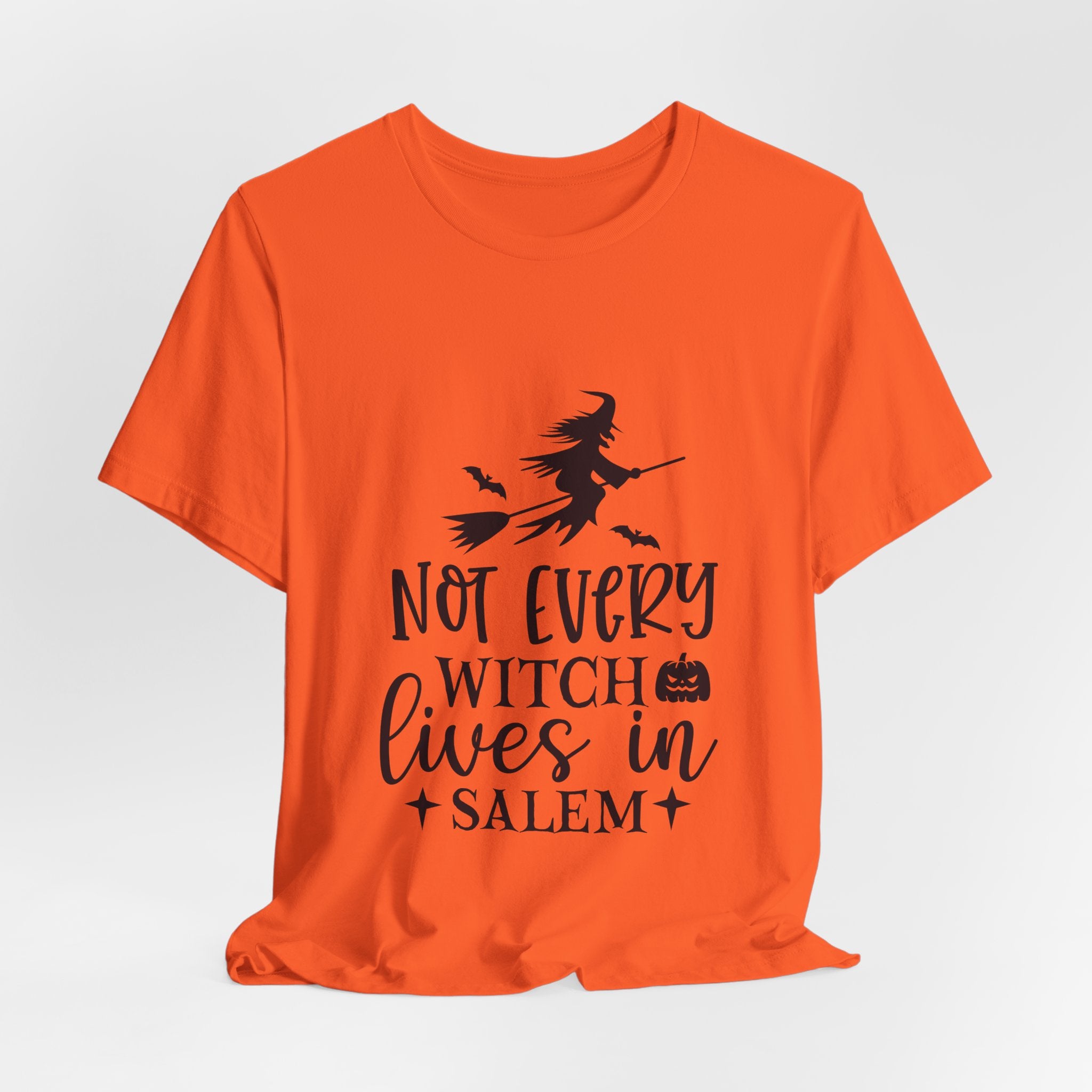 Witch T-Shirt "Not Every Witch Lives in Salem" – Halloween Witchy Graphic Tee