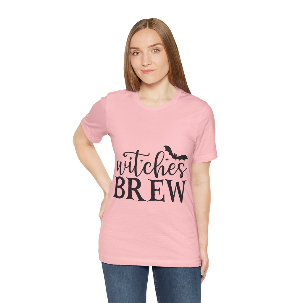 Witches Brew Halloween Tee — Spooky Bat Graphic T-Shirt