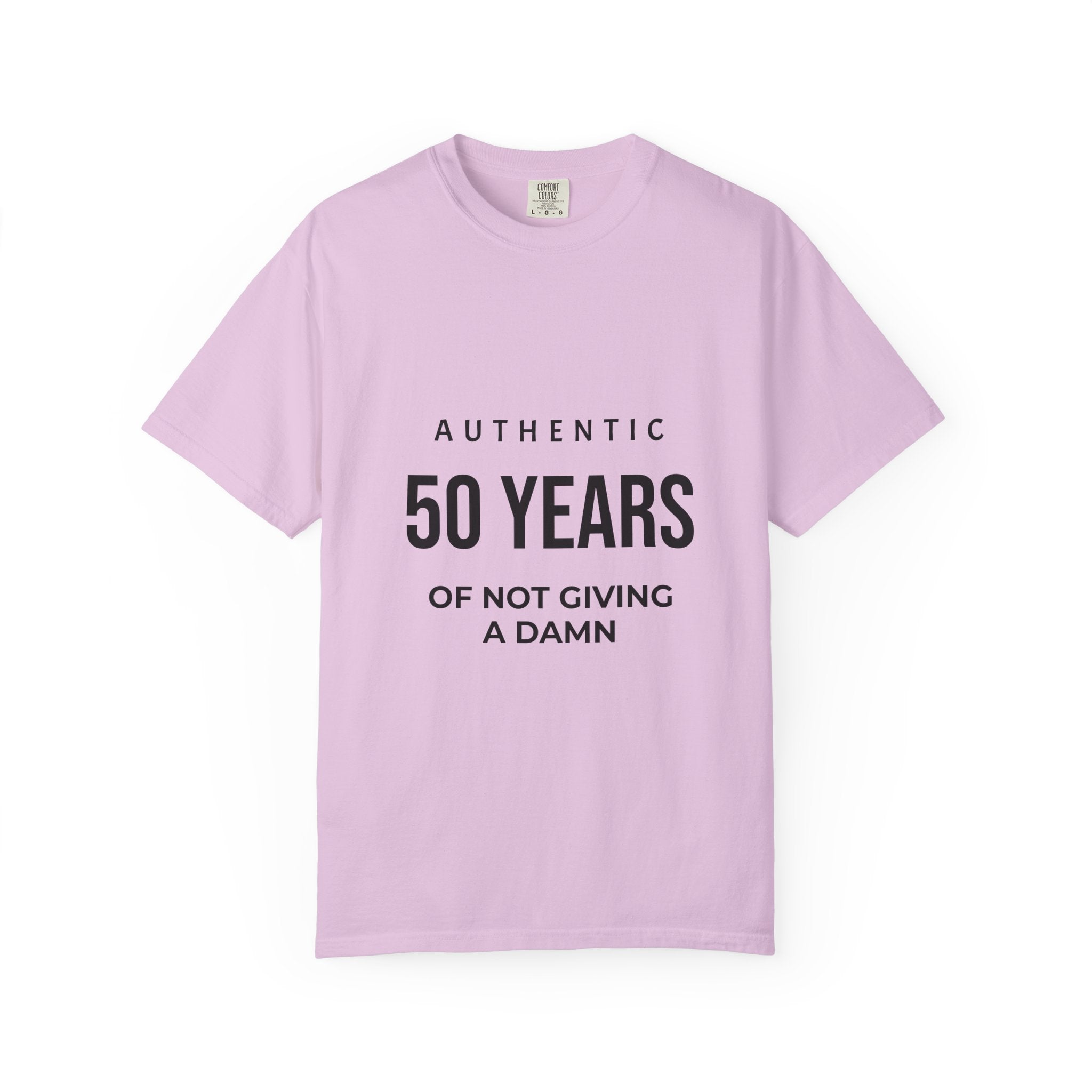 50 Years of Not Giving a Damn T-Shirt — Funny 50th Birthday Tee