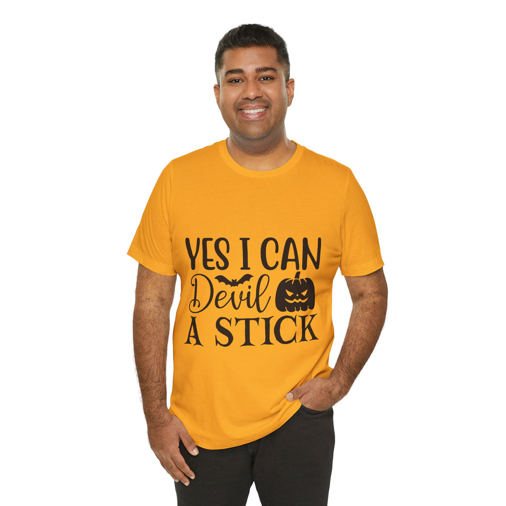 Yes I Can Devil A Stick Halloween T-Shirt