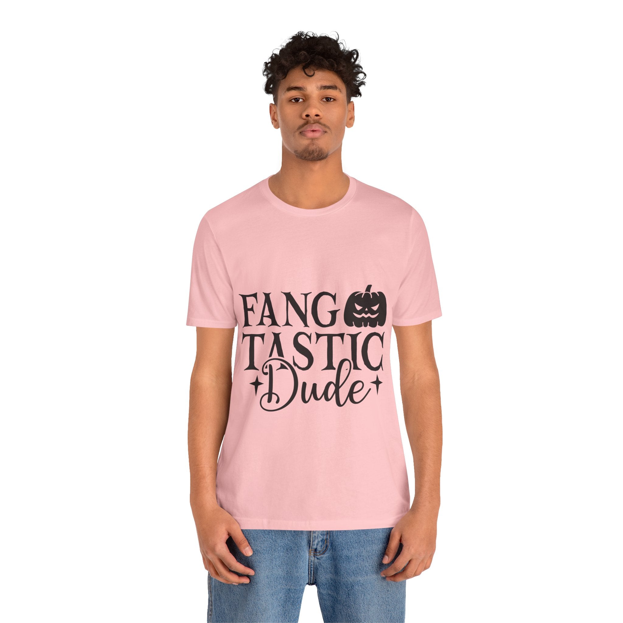 Fangtastic Dude Halloween Tee — Funny Pumpkin Vampire Graphic T-Shirt