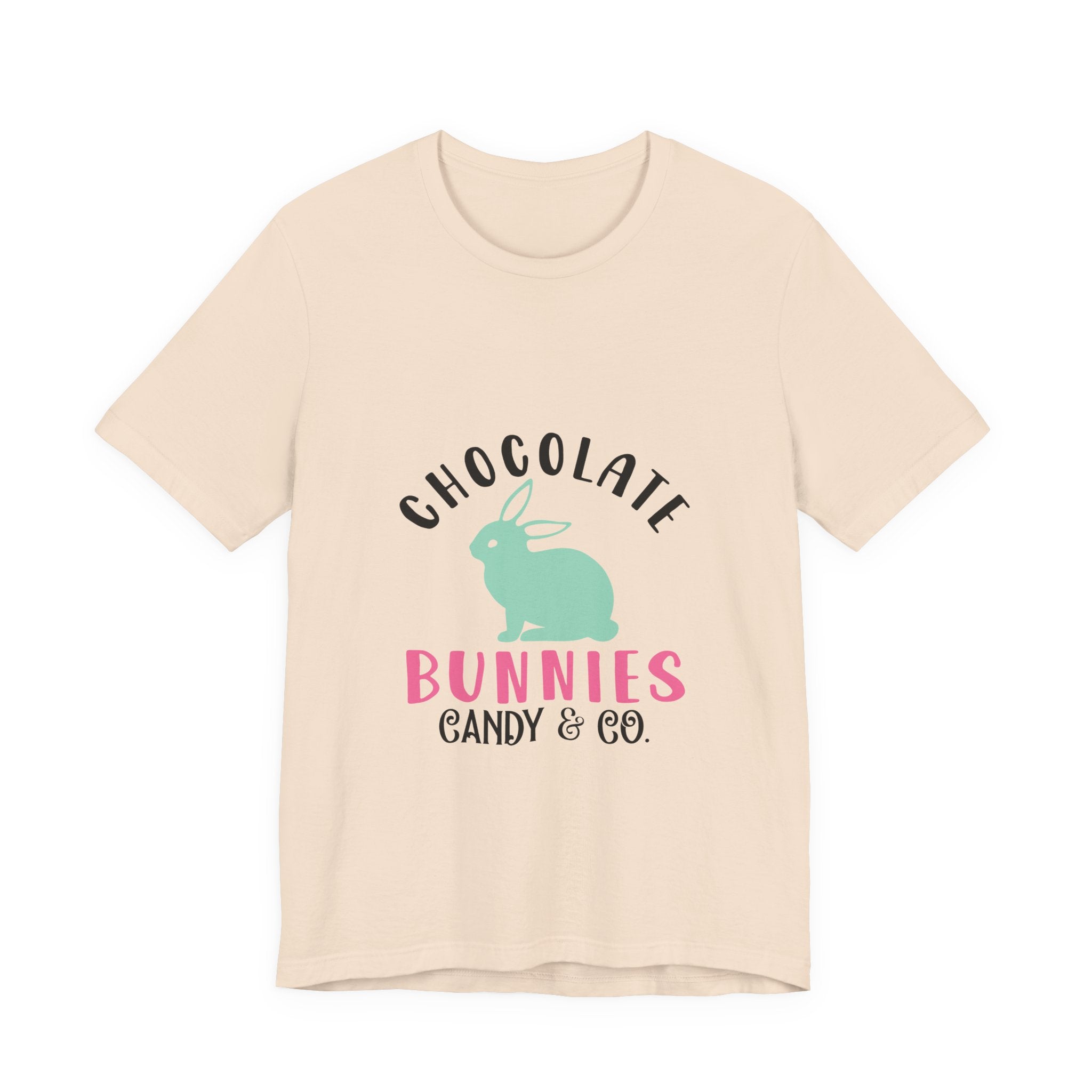 Chocolate Bunnies Tee — Pastel Easter Bunny Candy Shop Shirt