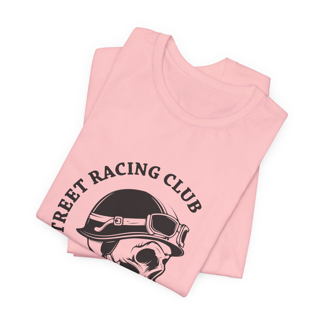 Riders Skull Tee — "Lucky Riders" Street Racing Club Motorcycle T‑Shirt