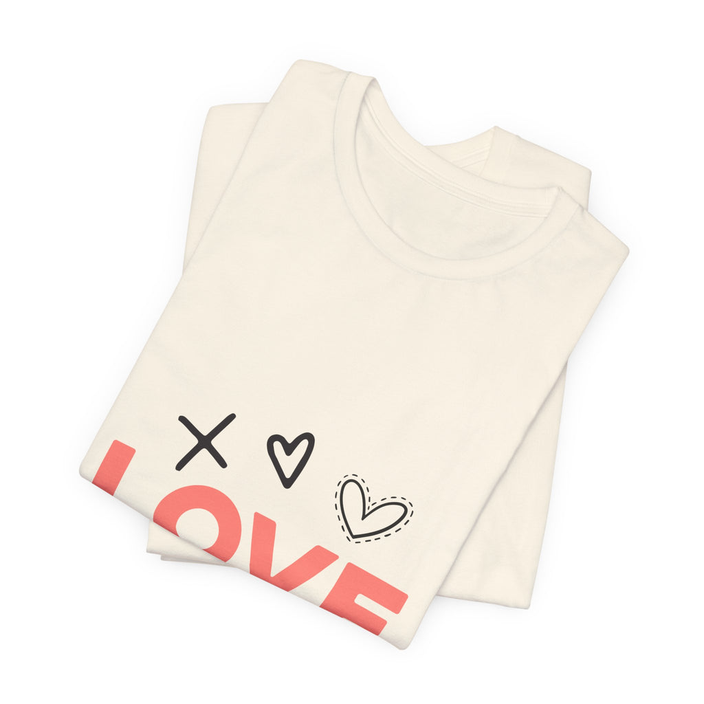 Love Never Fails T-Shirt – Inspirational Heart Graphic Tee