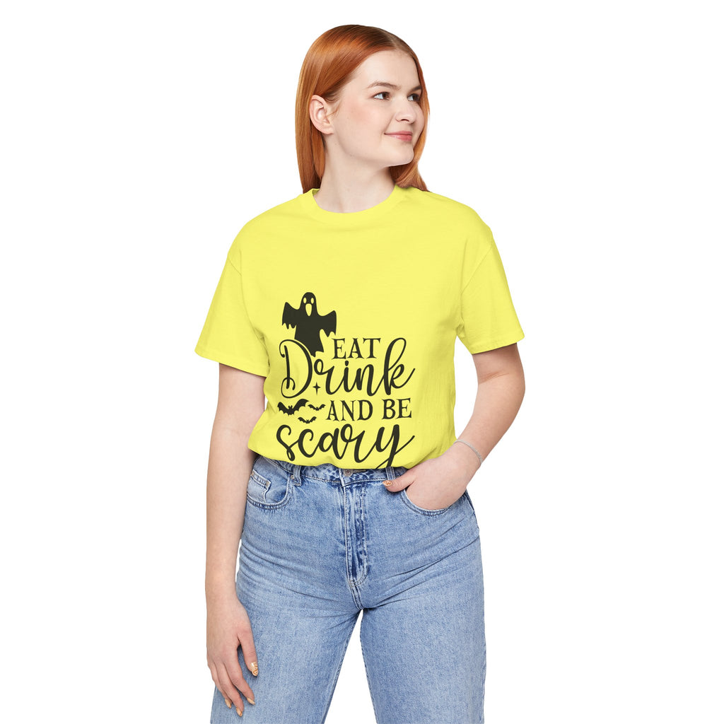 Eat, Drink and Be Scary Halloween T-Shirt