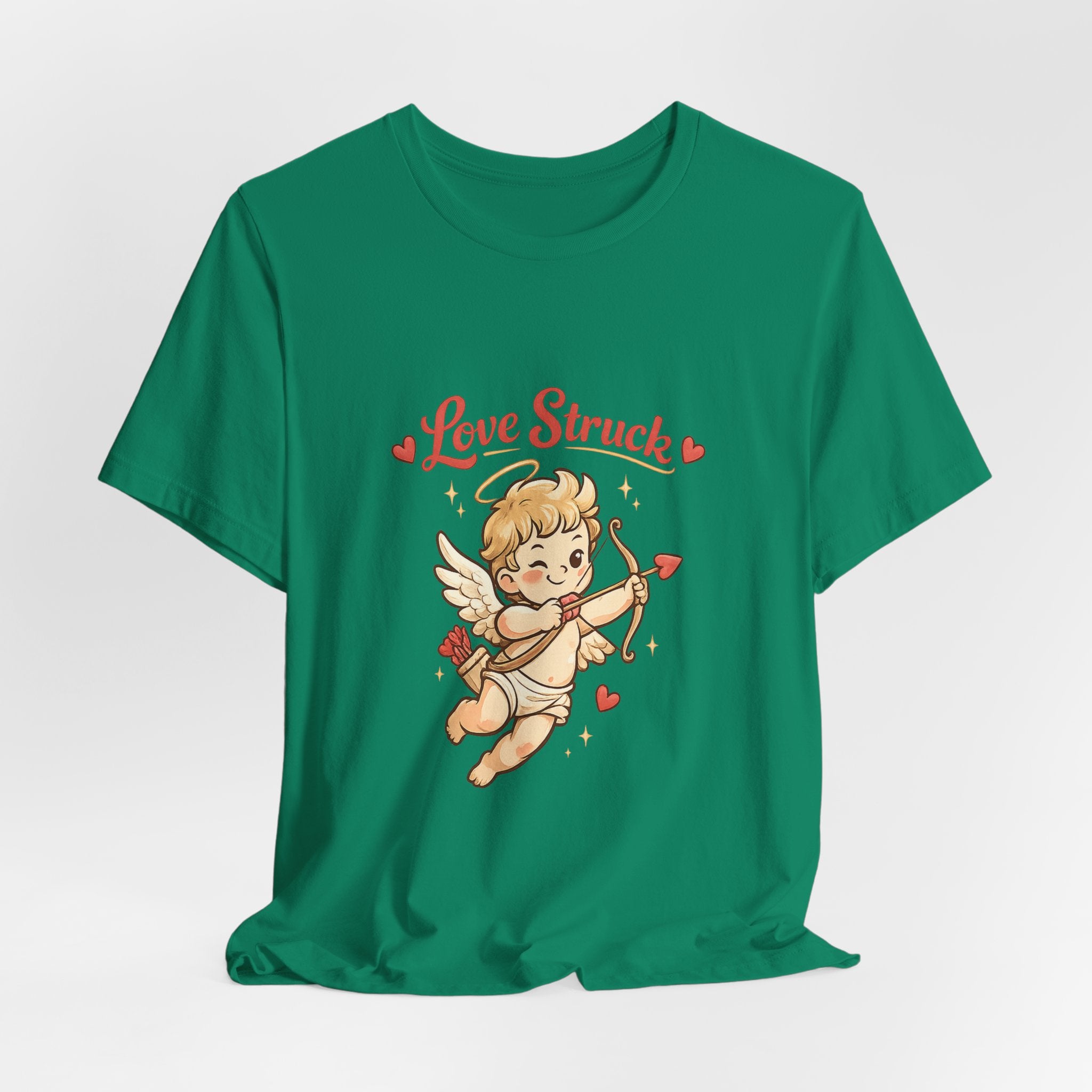 Cupid 'Love Struck' Tee — Cute Vintage Cupid Valentine T-Shirt