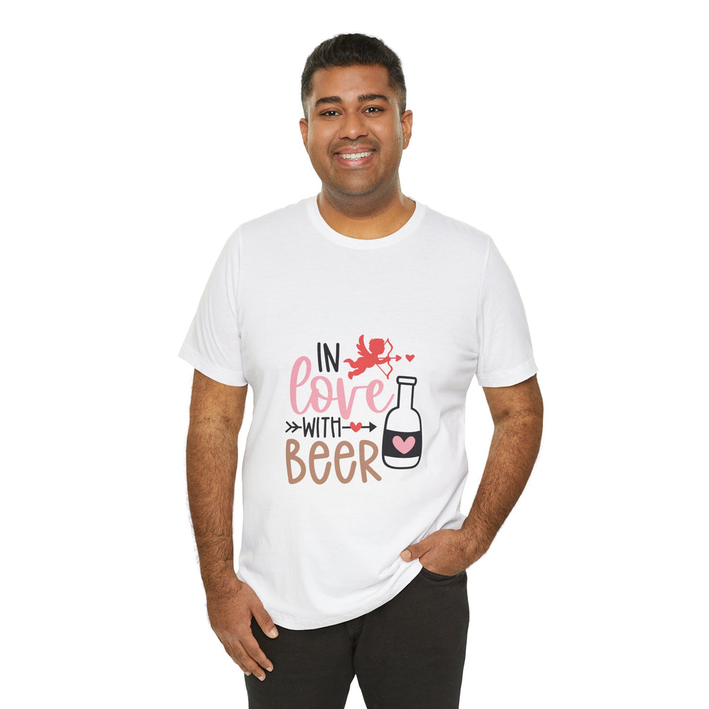 In Love With Beer T-Shirt — Funny Valentine’s Day Beer Tee