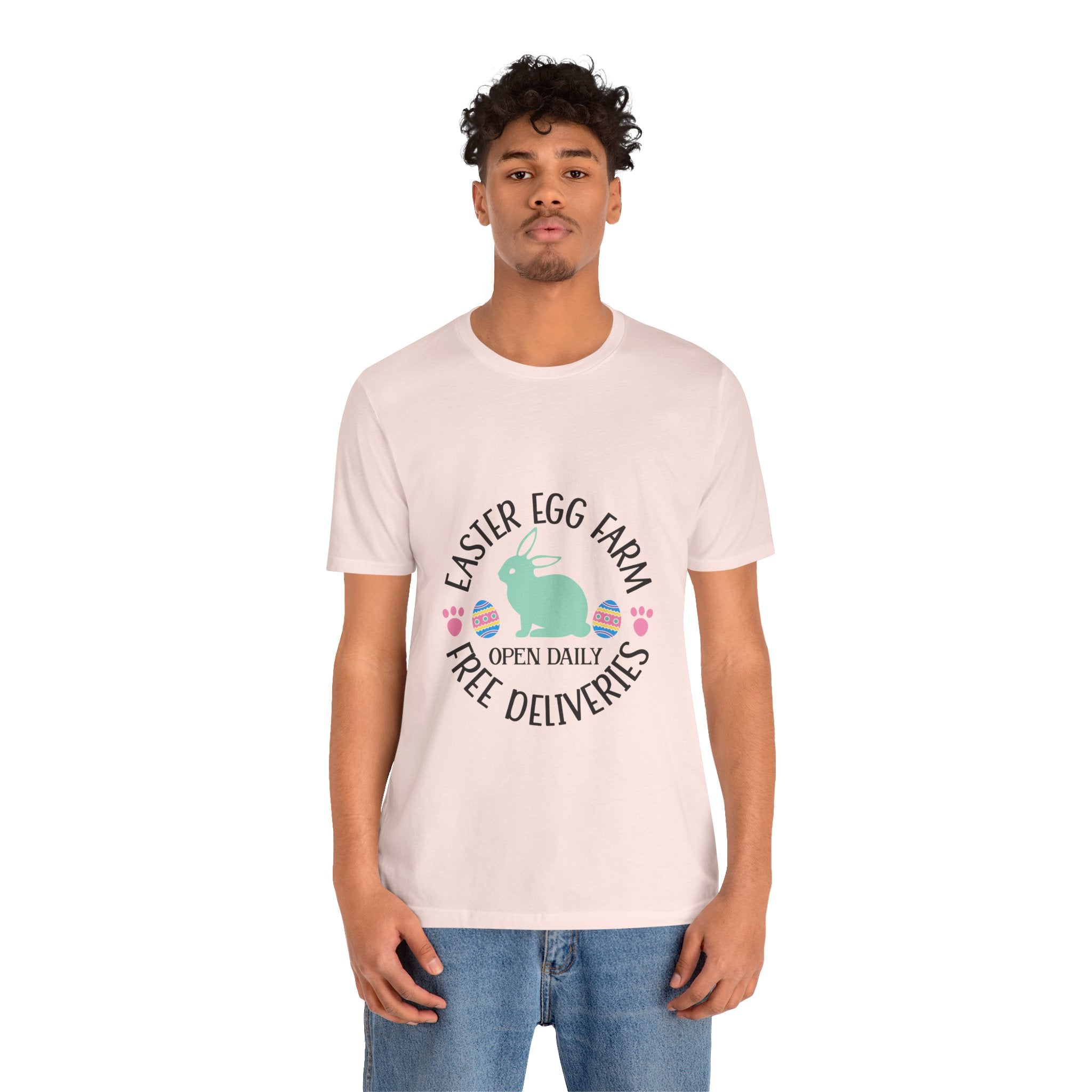 Easter Egg Farm T-Shirt – "Free Deliveries" Bunny Tee