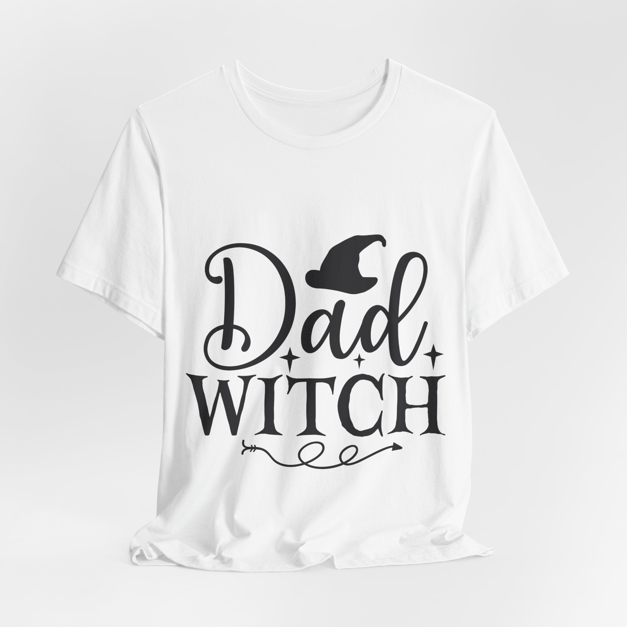 Dad Witch T-Shirt — Halloween Dad Shirt with Witch Hat Graphic