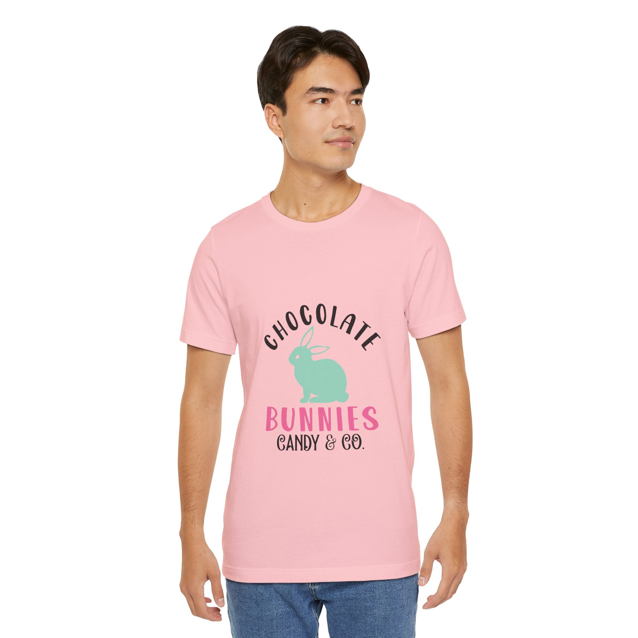 Chocolate Bunnies Tee — Pastel Easter Bunny Candy Shop Shirt