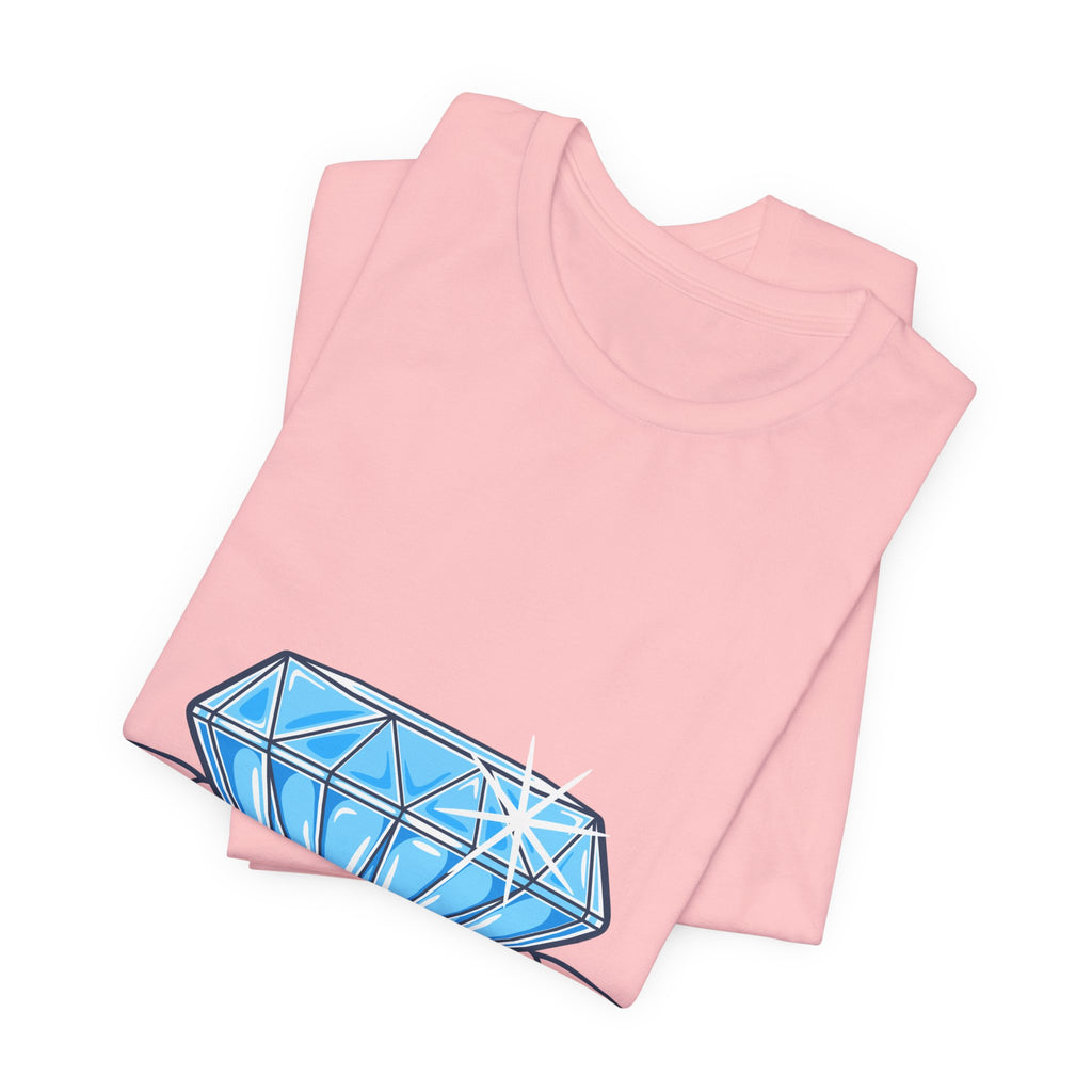 Born to Shine Diamond Graphic Tee — Inspirational Casual T‑Shirt