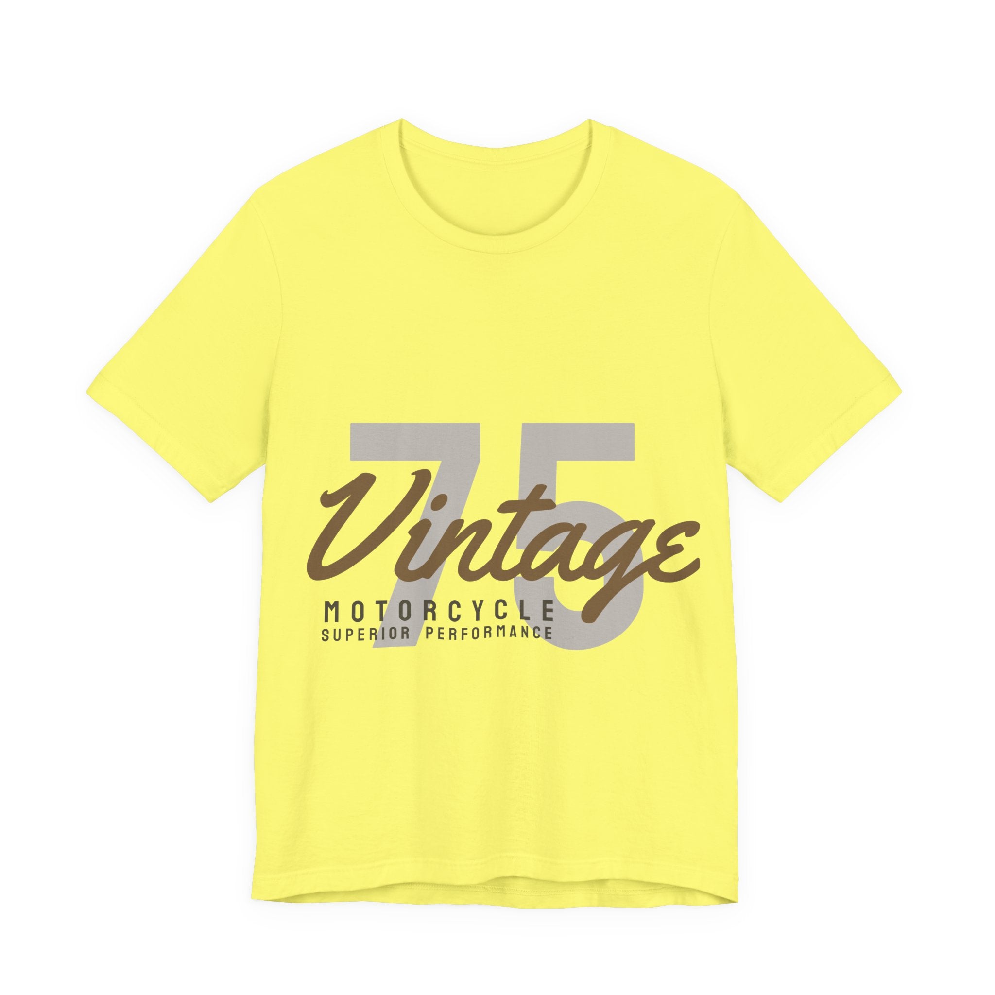 Vintage 75 Motorcycle Tee — Retro Racing Graphic T-Shirt