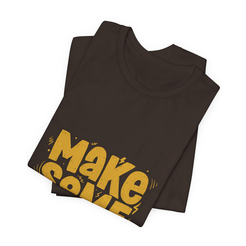 Make Some Noise T‑Shirt — Retro Bold Graphic Tee