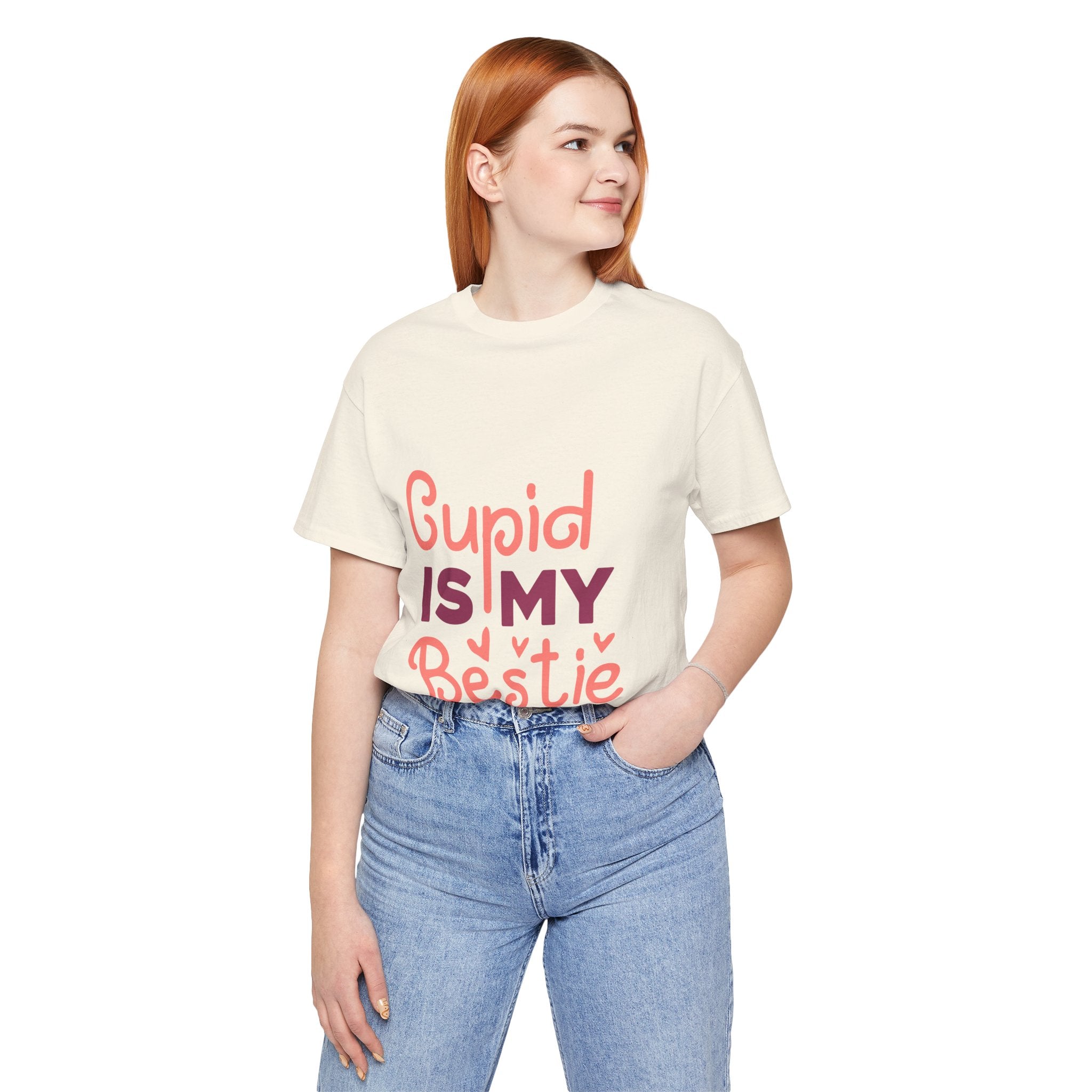 Cupid Is My Bestie Valentine Tee