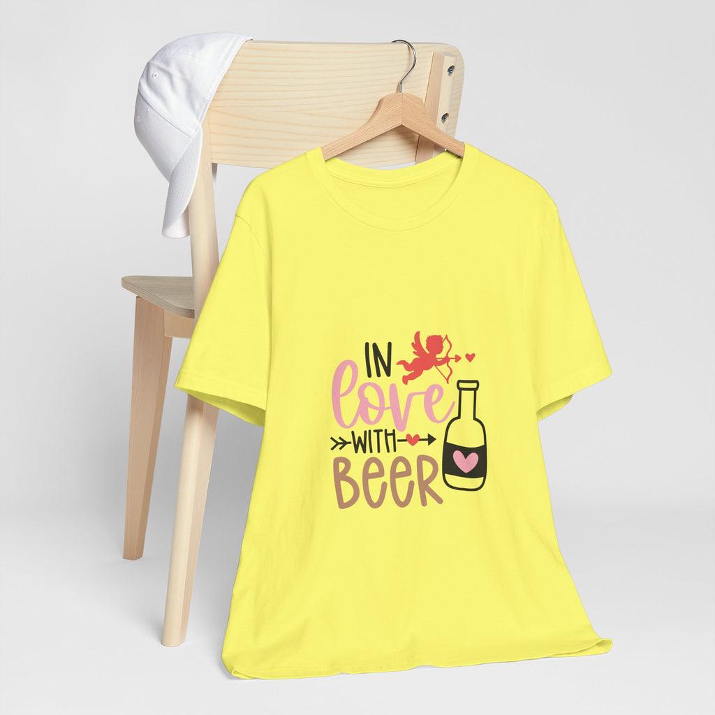 In Love With Beer T-Shirt — Funny Valentine’s Day Beer Tee