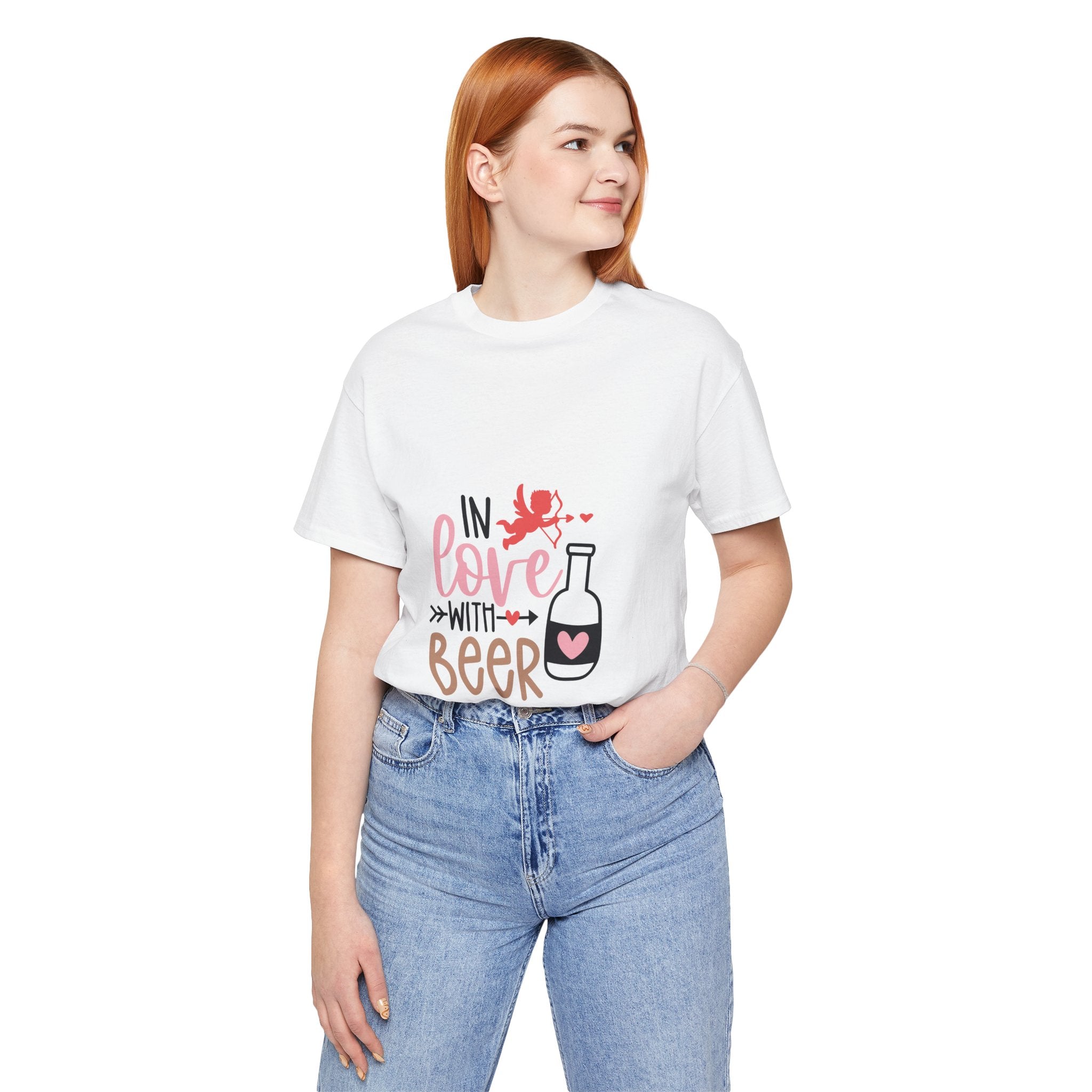 In Love With Beer T-Shirt — Funny Valentine’s Day Beer Tee