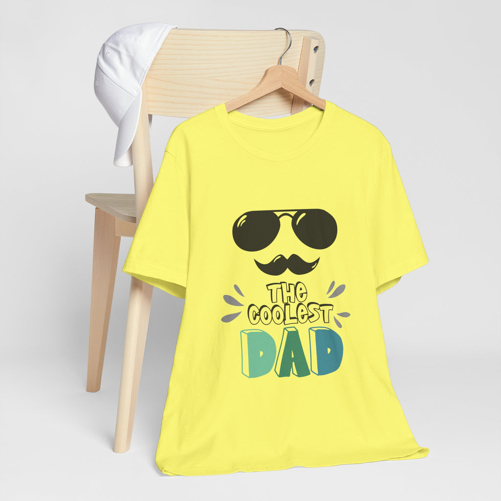 Coolest Dad T-Shirt — Father's Day Sunglasses & Mustache Tee