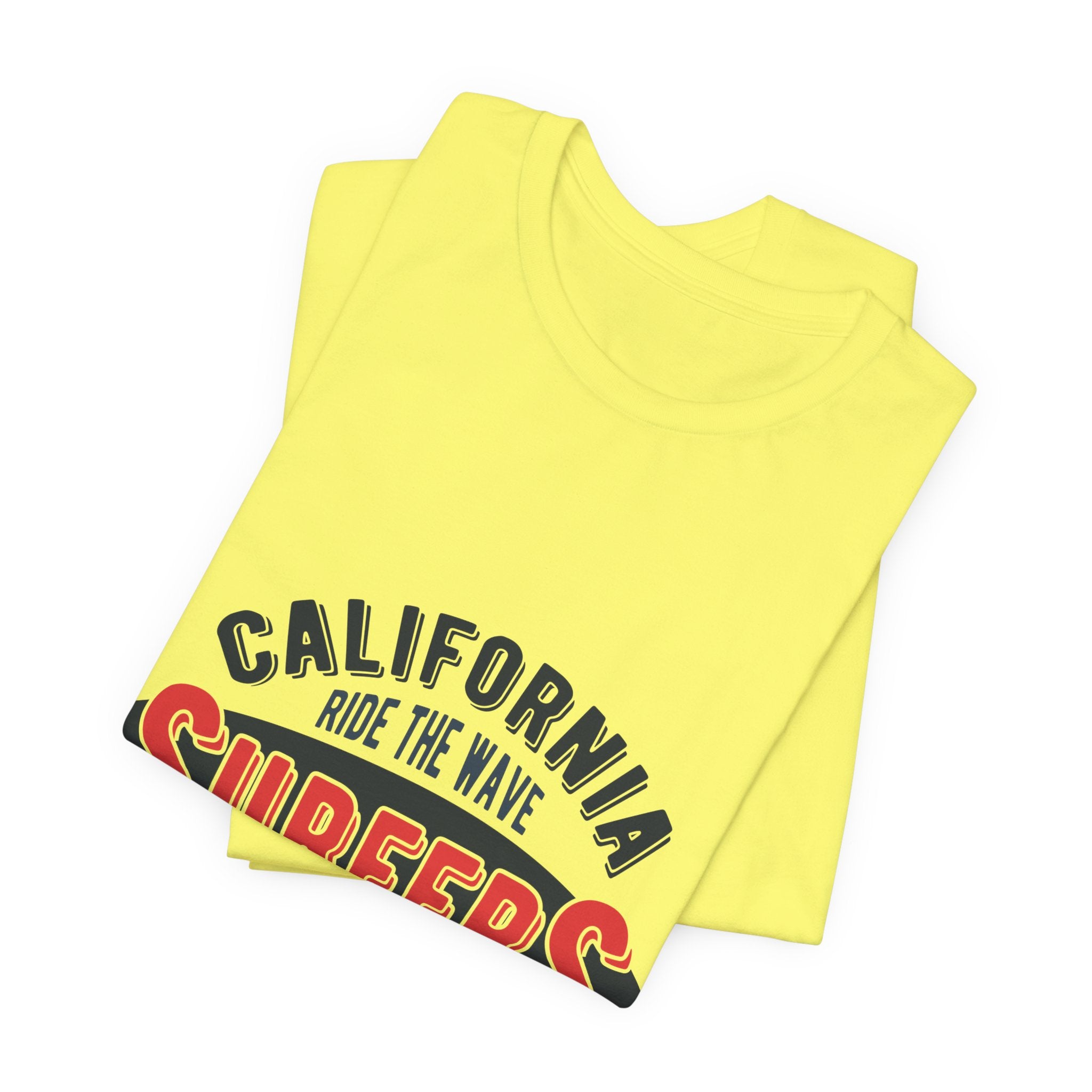 California Surfers Long Beach Tee — "Ride the Wave" Short Sleeve Shirt