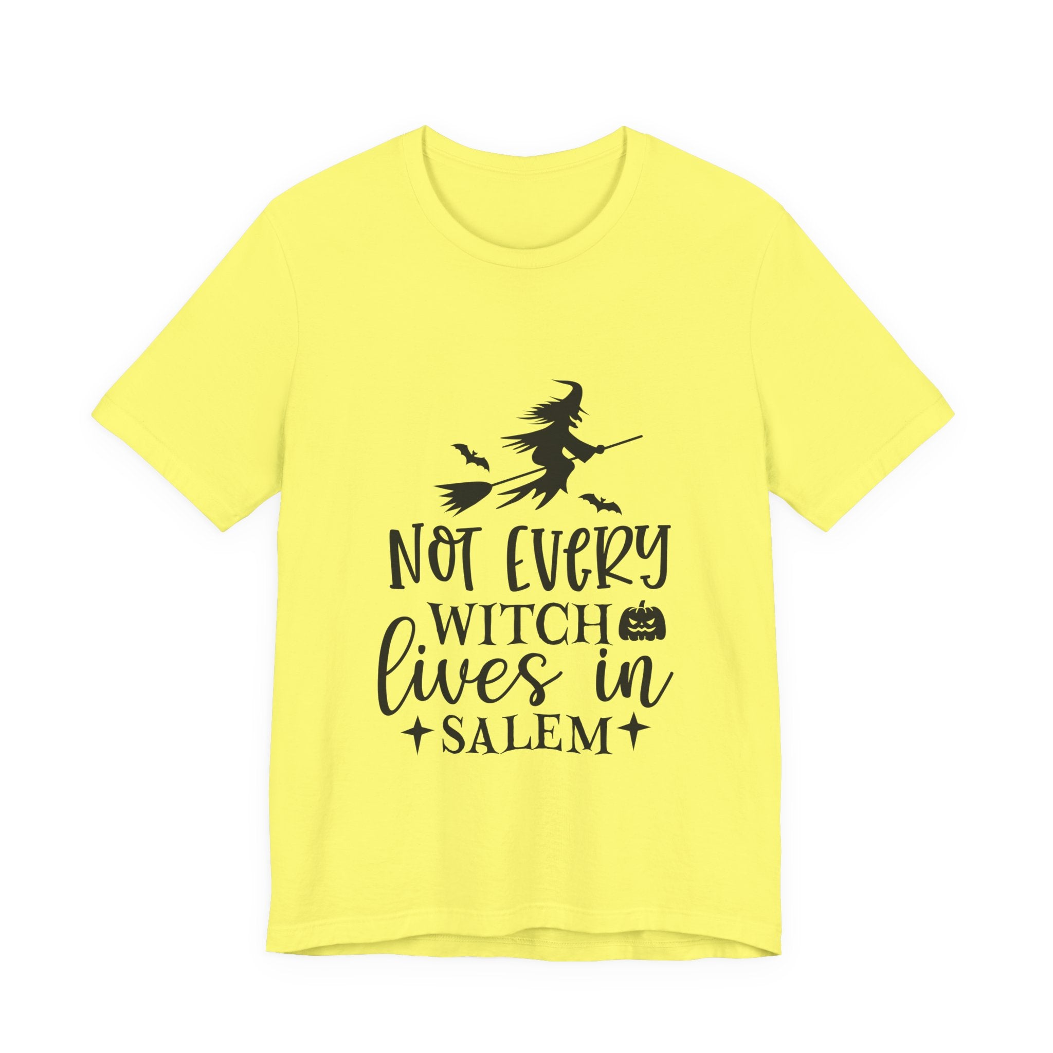 Witch T-Shirt "Not Every Witch Lives in Salem" – Halloween Witchy Graphic Tee