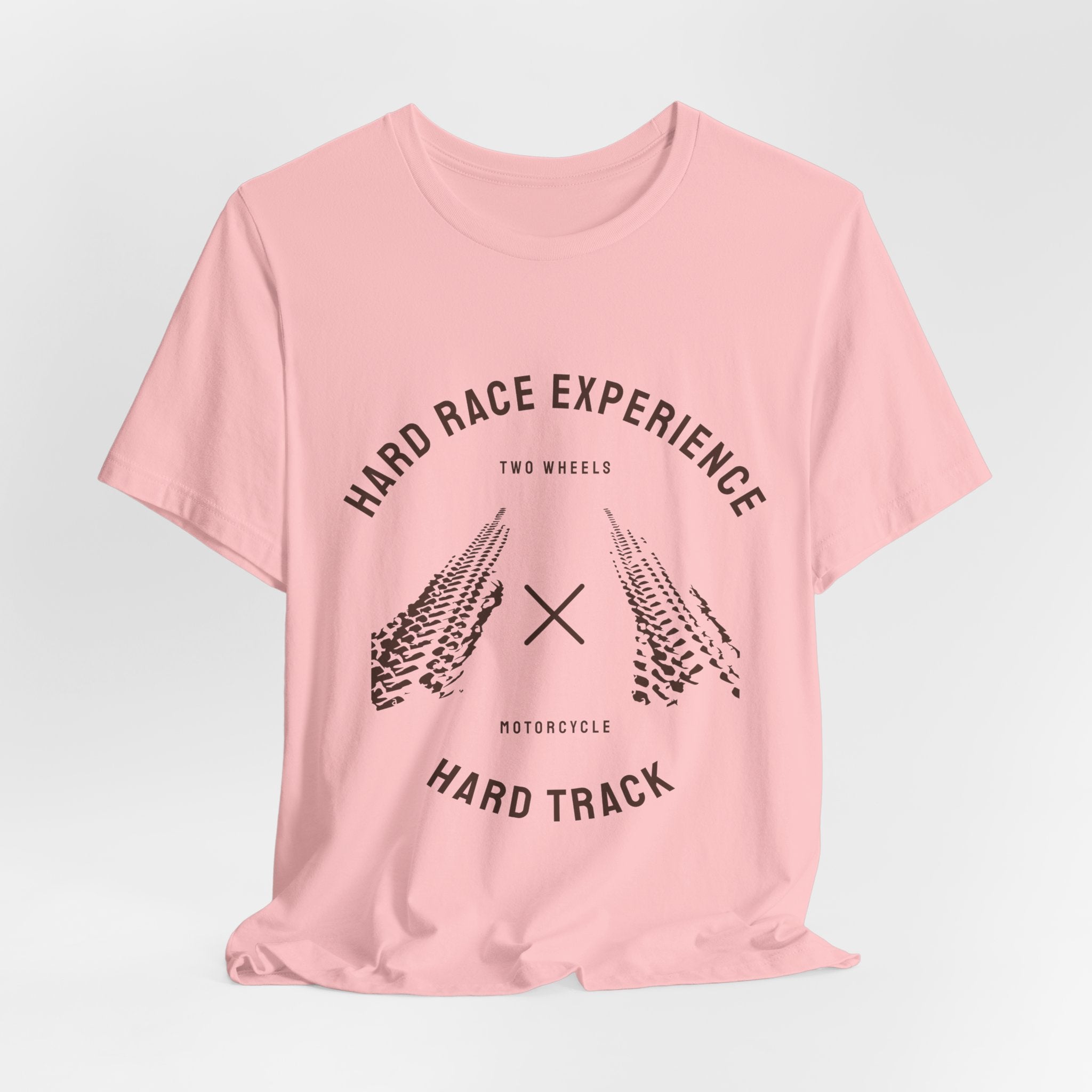 T-Shirt — "Hard Race Experience" Motorcycle Track Racing Tee