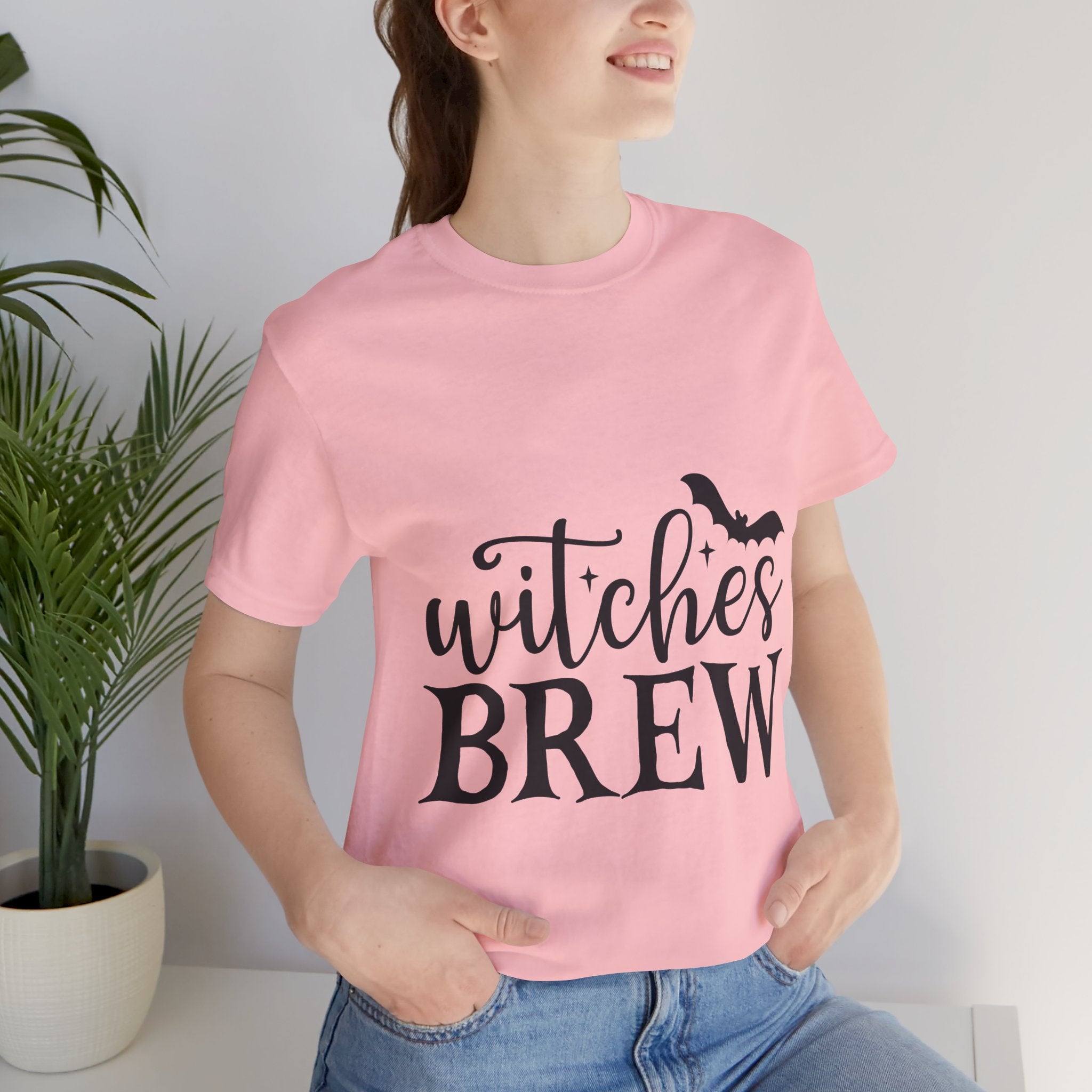Witches Brew Halloween Tee — Spooky Bat Graphic T-Shirt