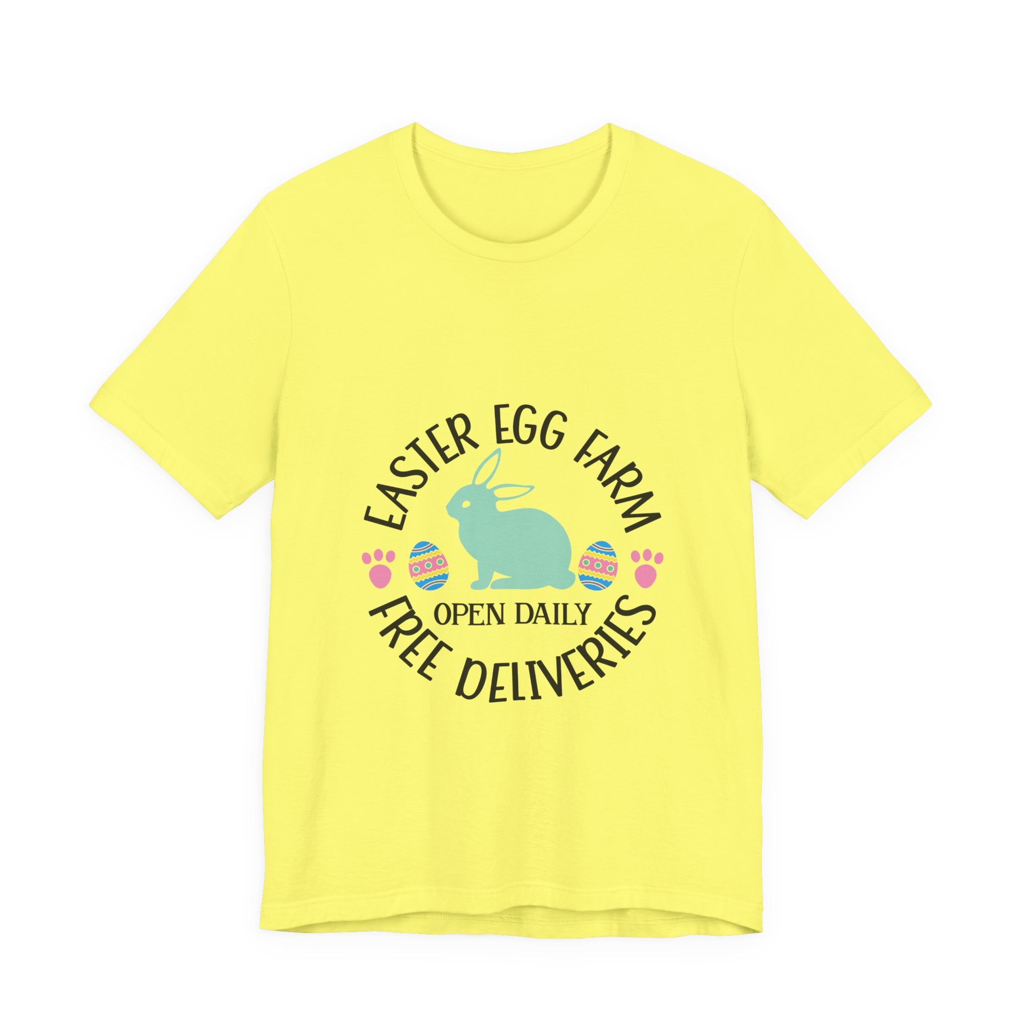 Easter Egg Farm T-Shirt – "Free Deliveries" Bunny Tee
