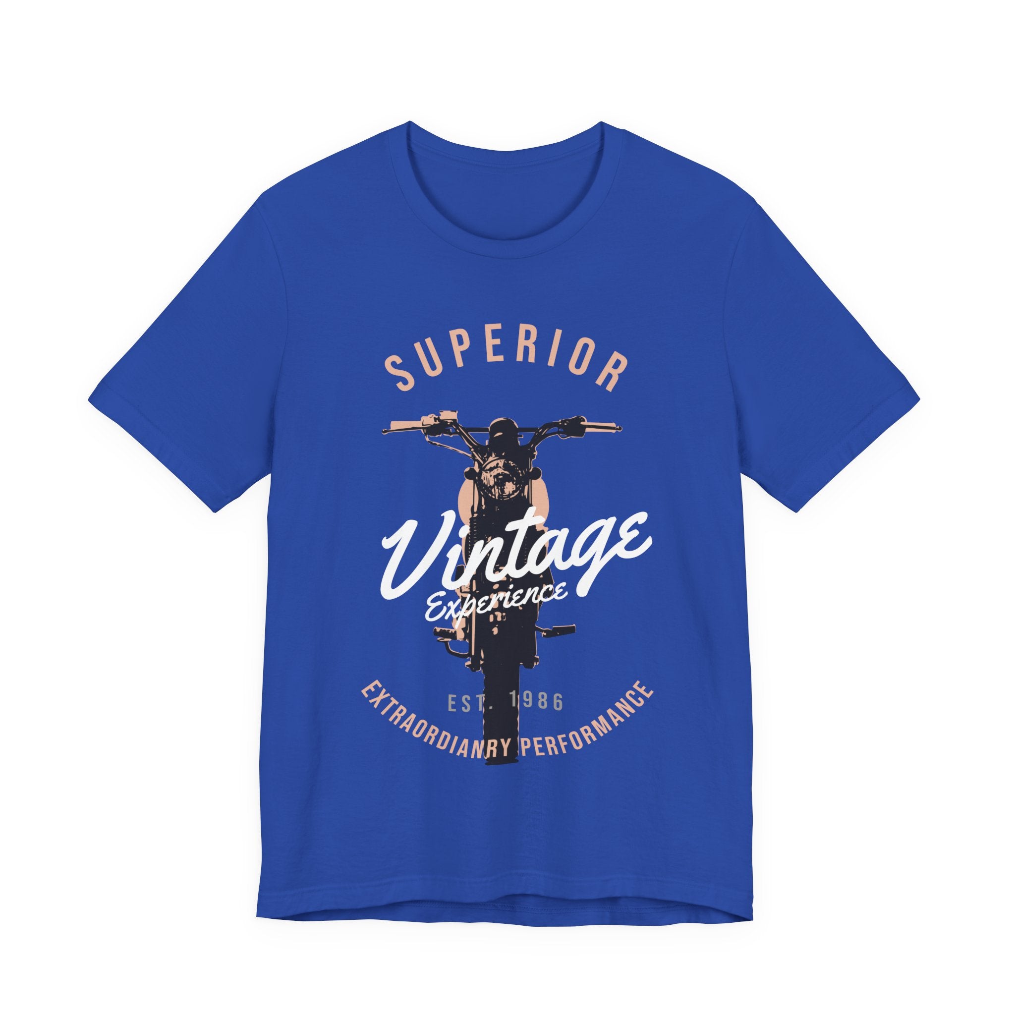 Vintage Motorcycle T-Shirt — "Superior Vintage Experience" Retro Biker Tee
