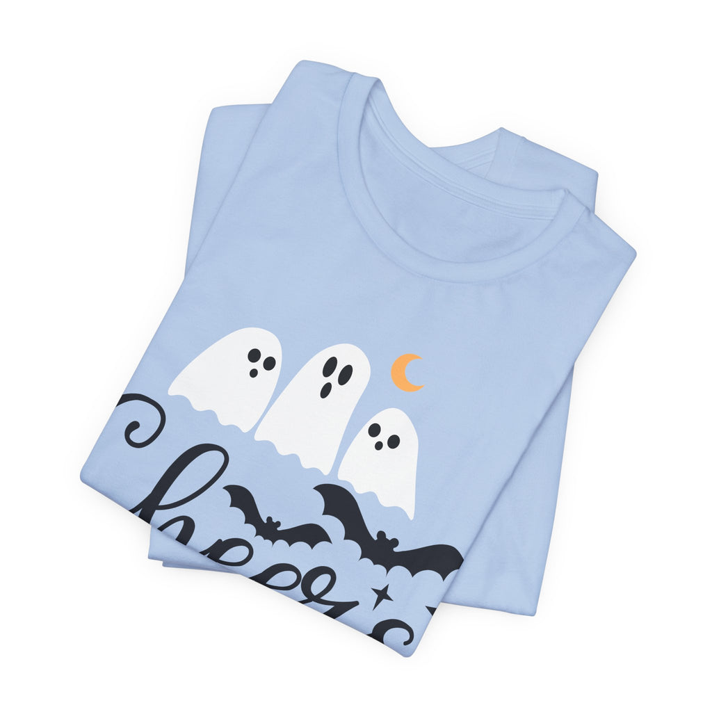 Cheers Witches Halloween Tee — Cute Ghosts, Bats & Party Slogan