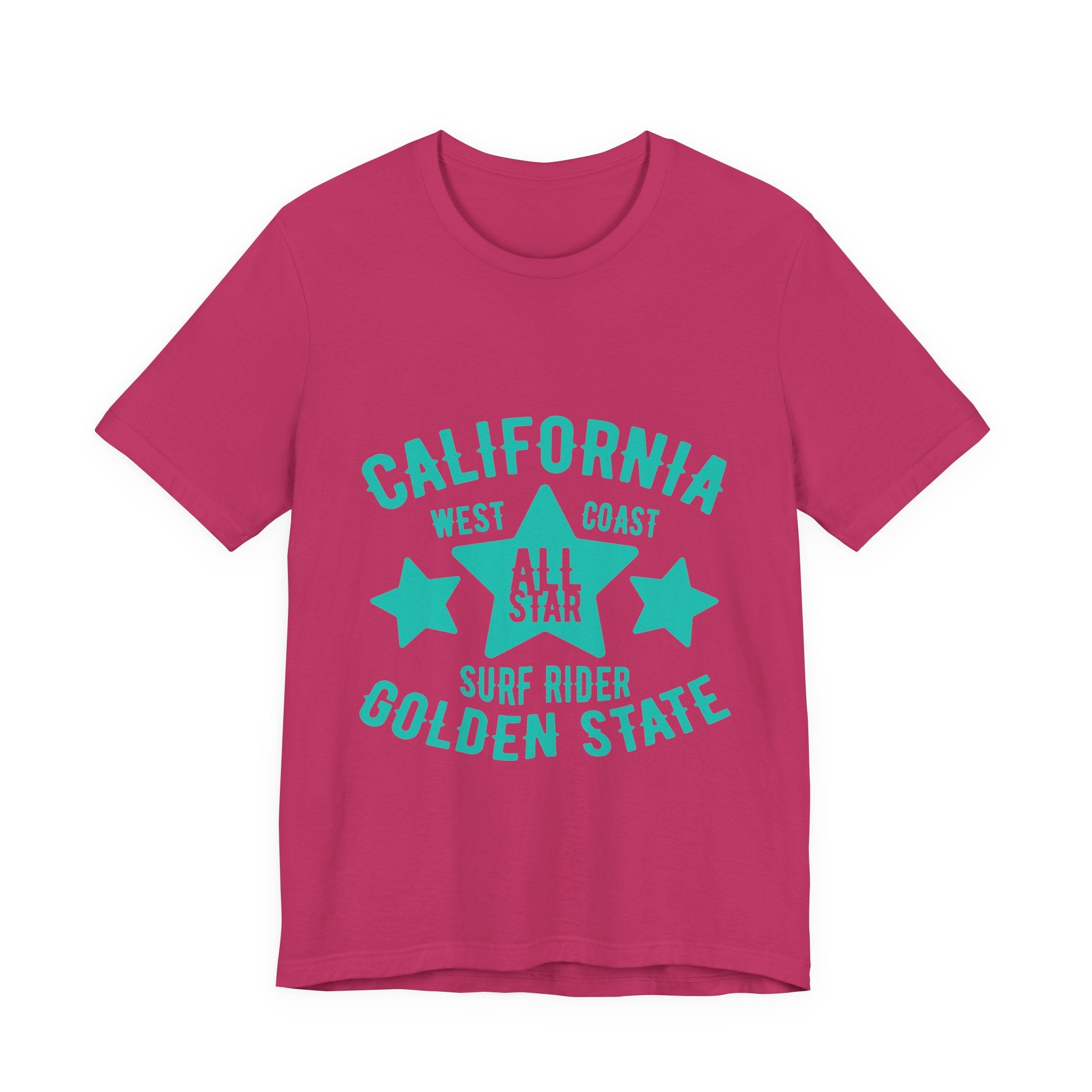 California Golden State Surf Rider Tee — West Coast All Star Graphic T-Shirt