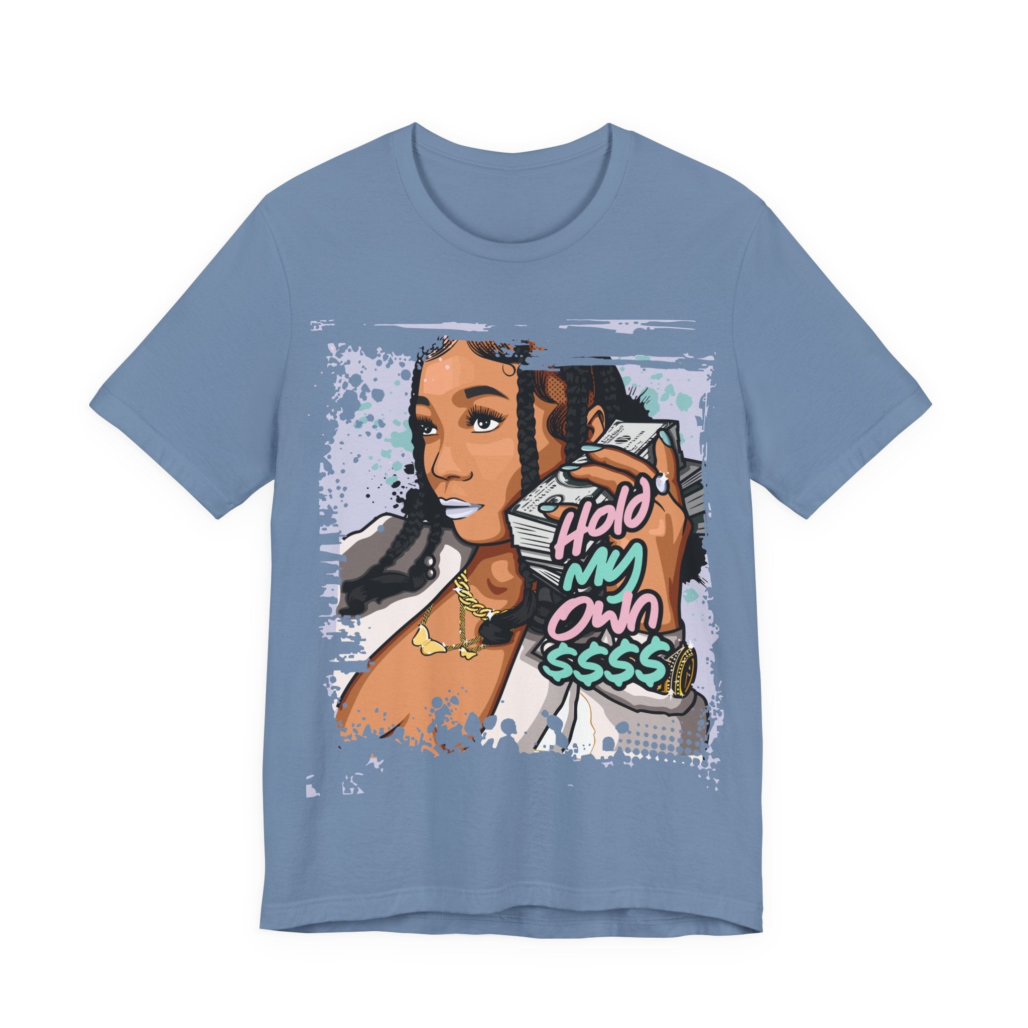 T‑Shirt — Comic Girl 'Hold My Own Sss' Graphic Tee