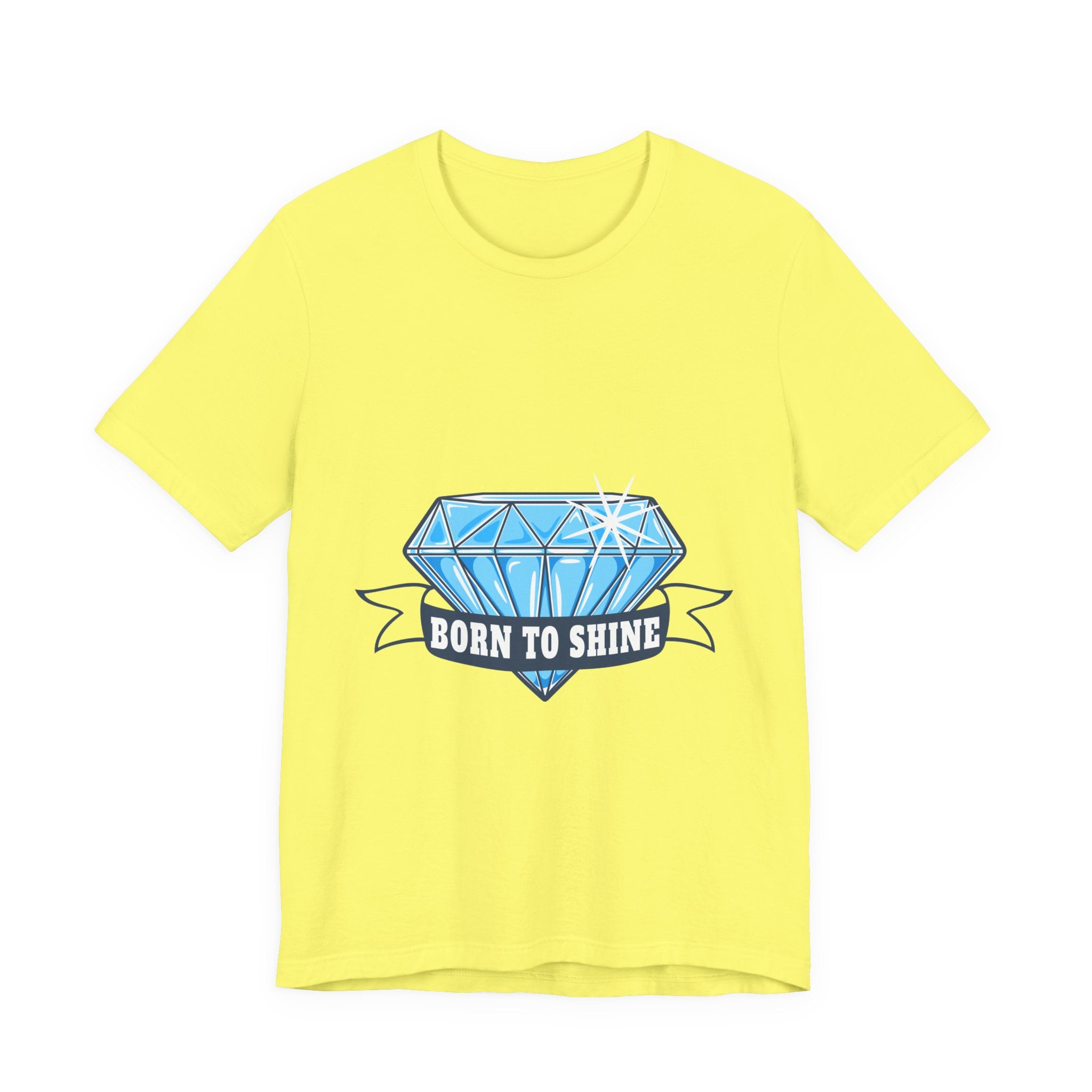 Born to Shine Diamond Graphic Tee — Inspirational Casual T‑Shirt