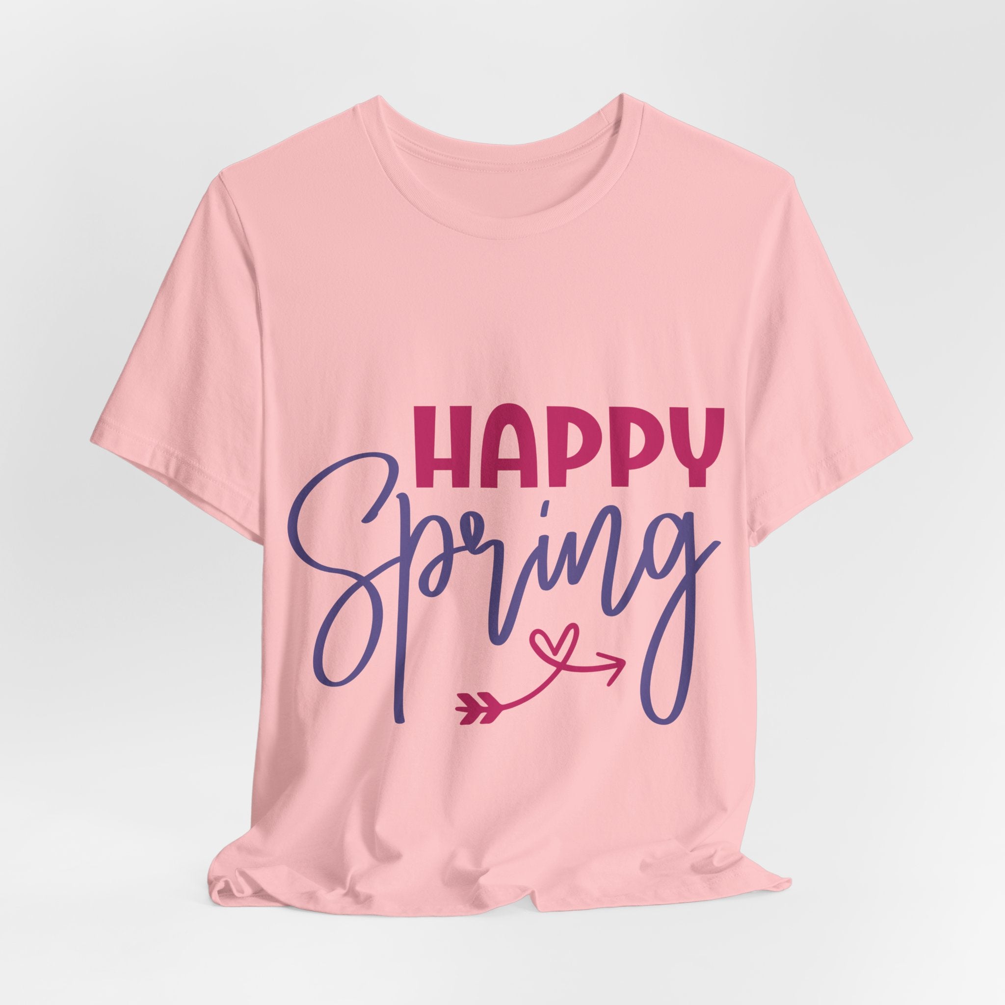 Happy Spring T-Shirt – Floral Script Seasonal Tee