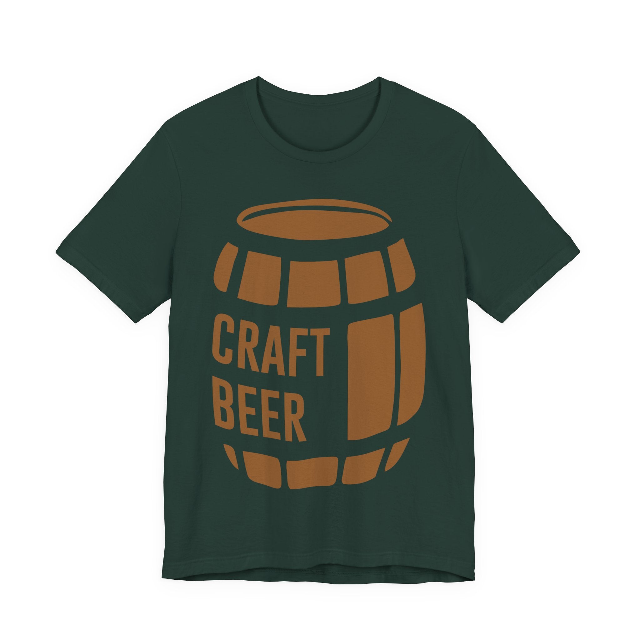 Craft Beer Barrel T-Shirt — Rustic Brewery Beer Lover Tee