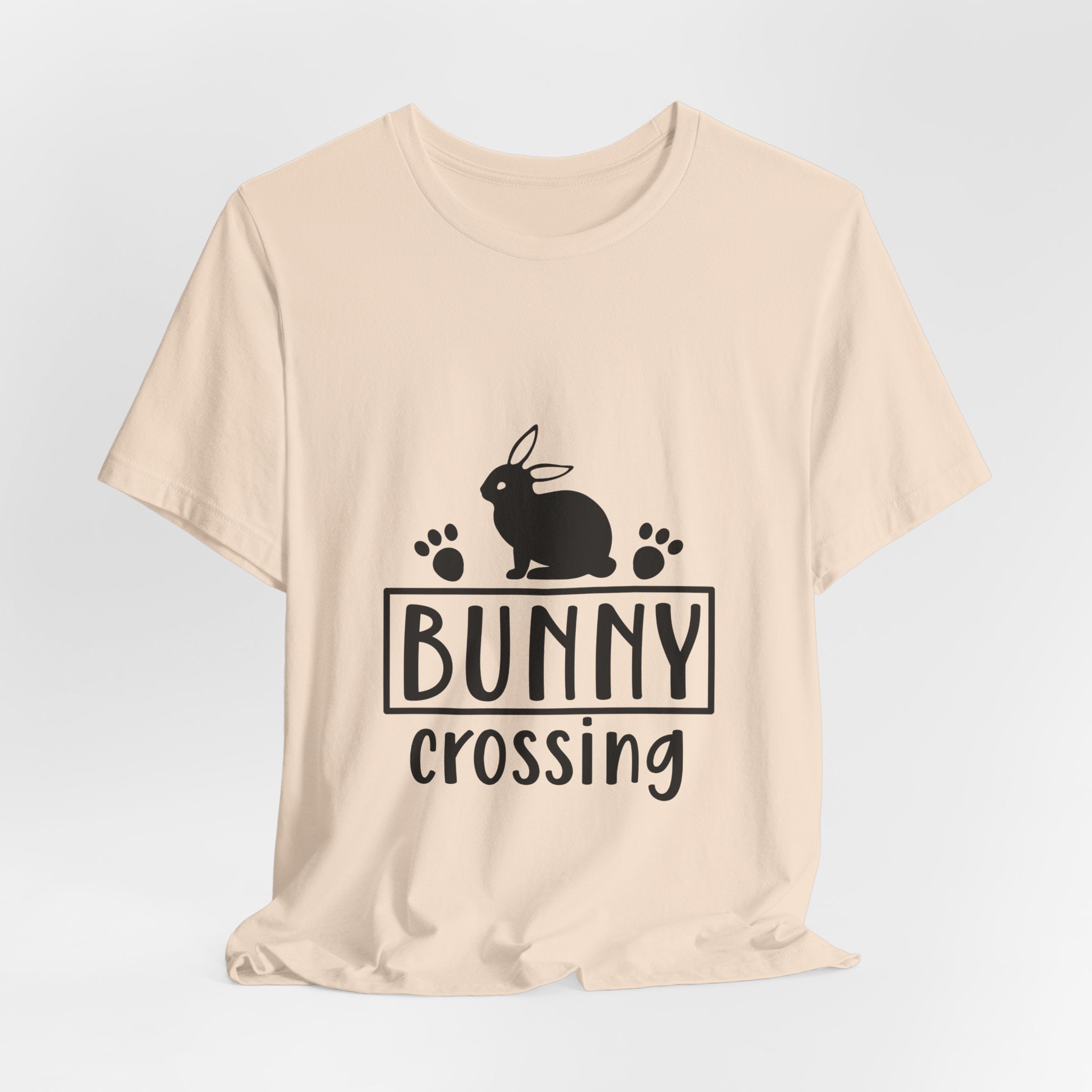 Bunny Crossing T‑Shirt — Cute Rabbit Graphic Tee for Easter & Animal Lovers