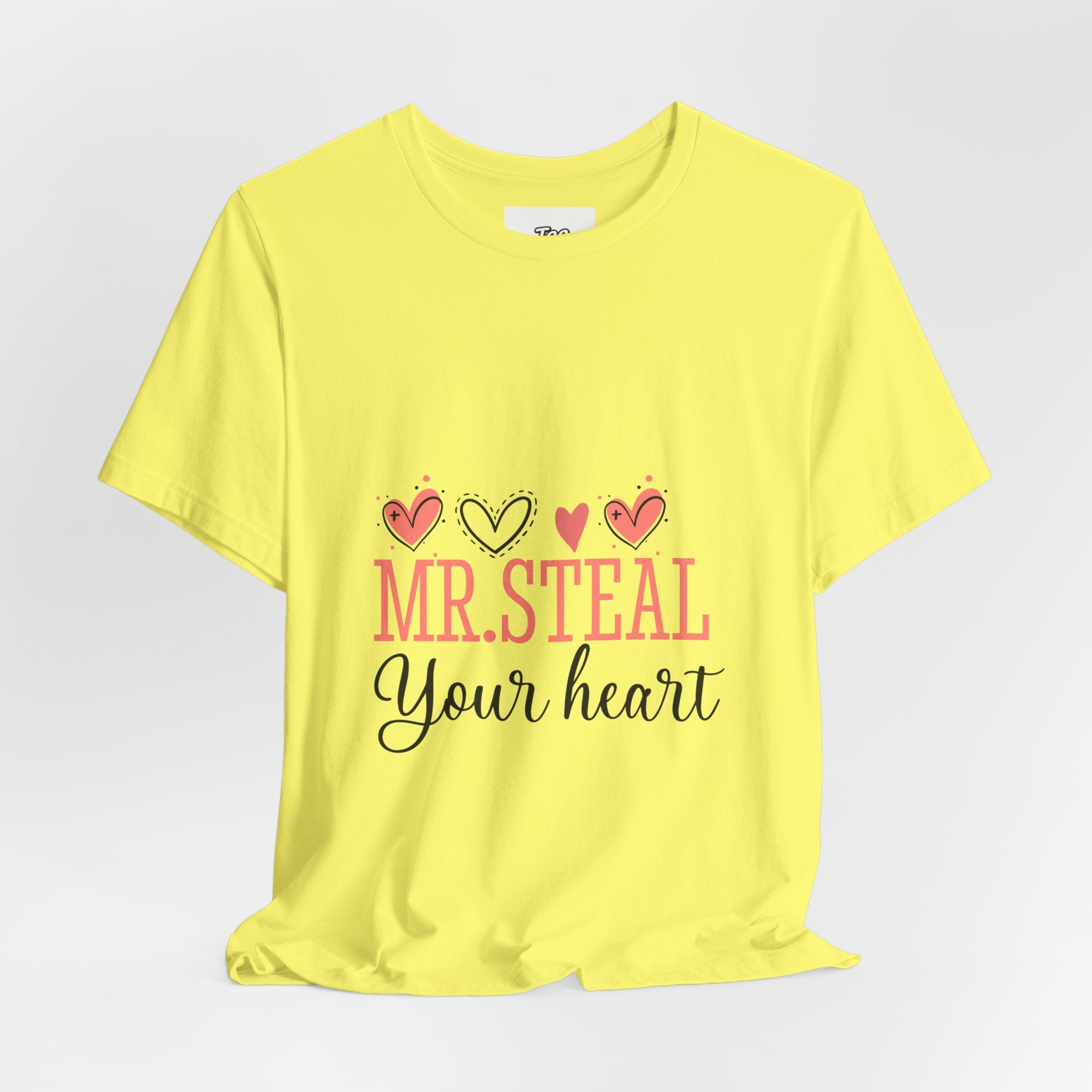Mr. Steal Your Heart Tee — Romantic Valentine’s Day Graphic Shirt