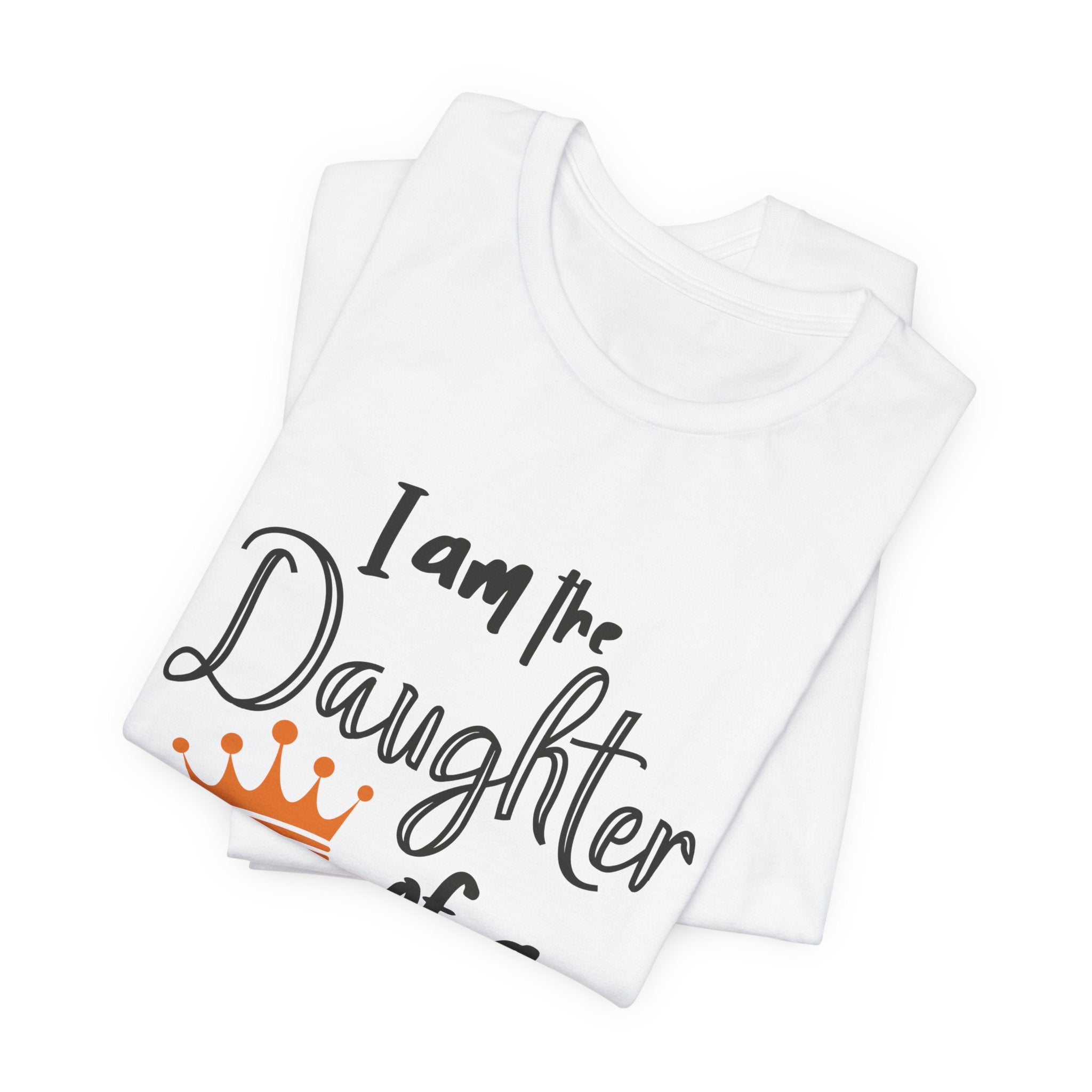 Daughter of a King T-Shirt — Faith-Based Crown Tee for Girls & Women
