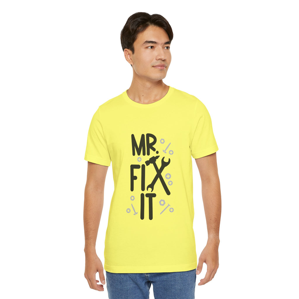 Mr. Fix It T-Shirt – Funny Handyman Tool Tee for DIY Dads & Mechanics