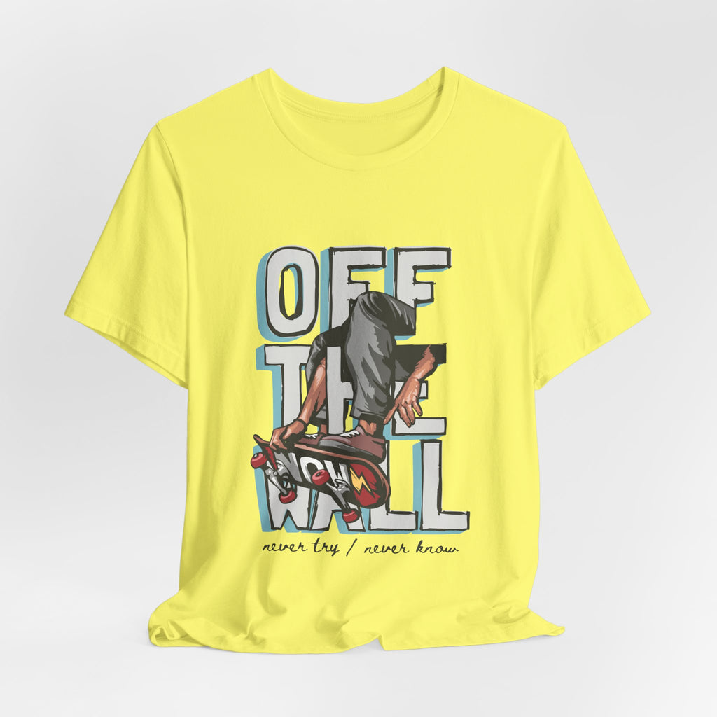 Off The Wall Skateboard T-Shirt — Retro Skate Graphic Tee