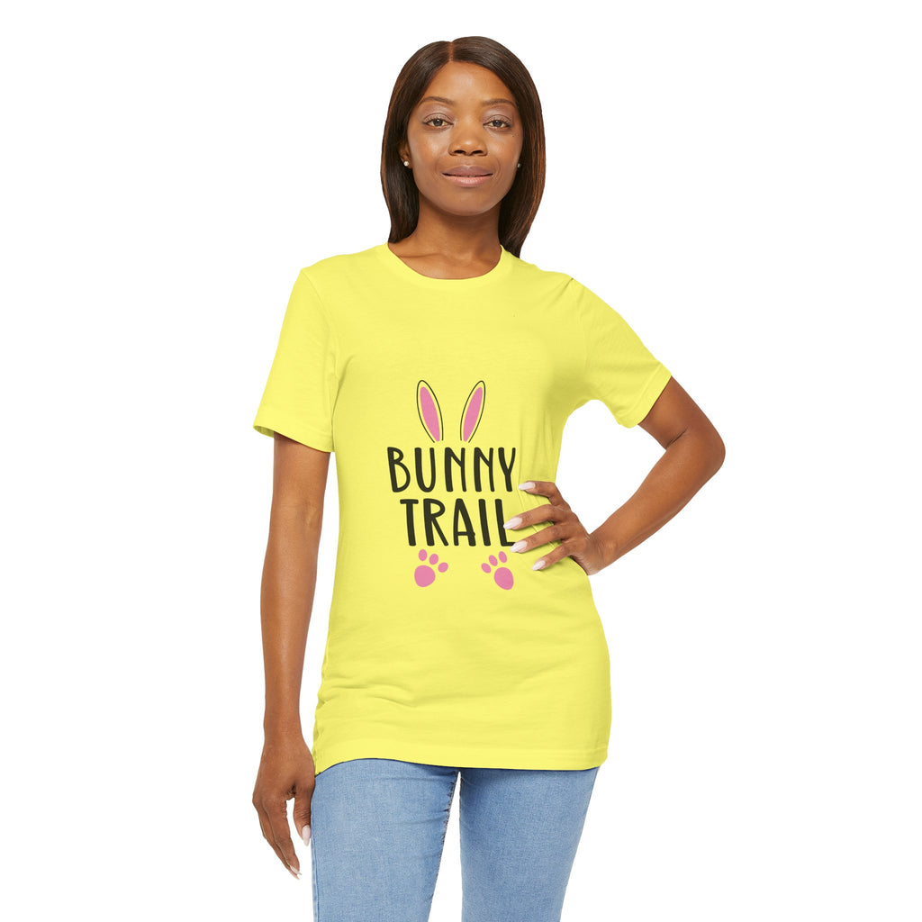 Bunny Trail T‑Shirt — Cute Easter Bunny Ears & Paws Tee