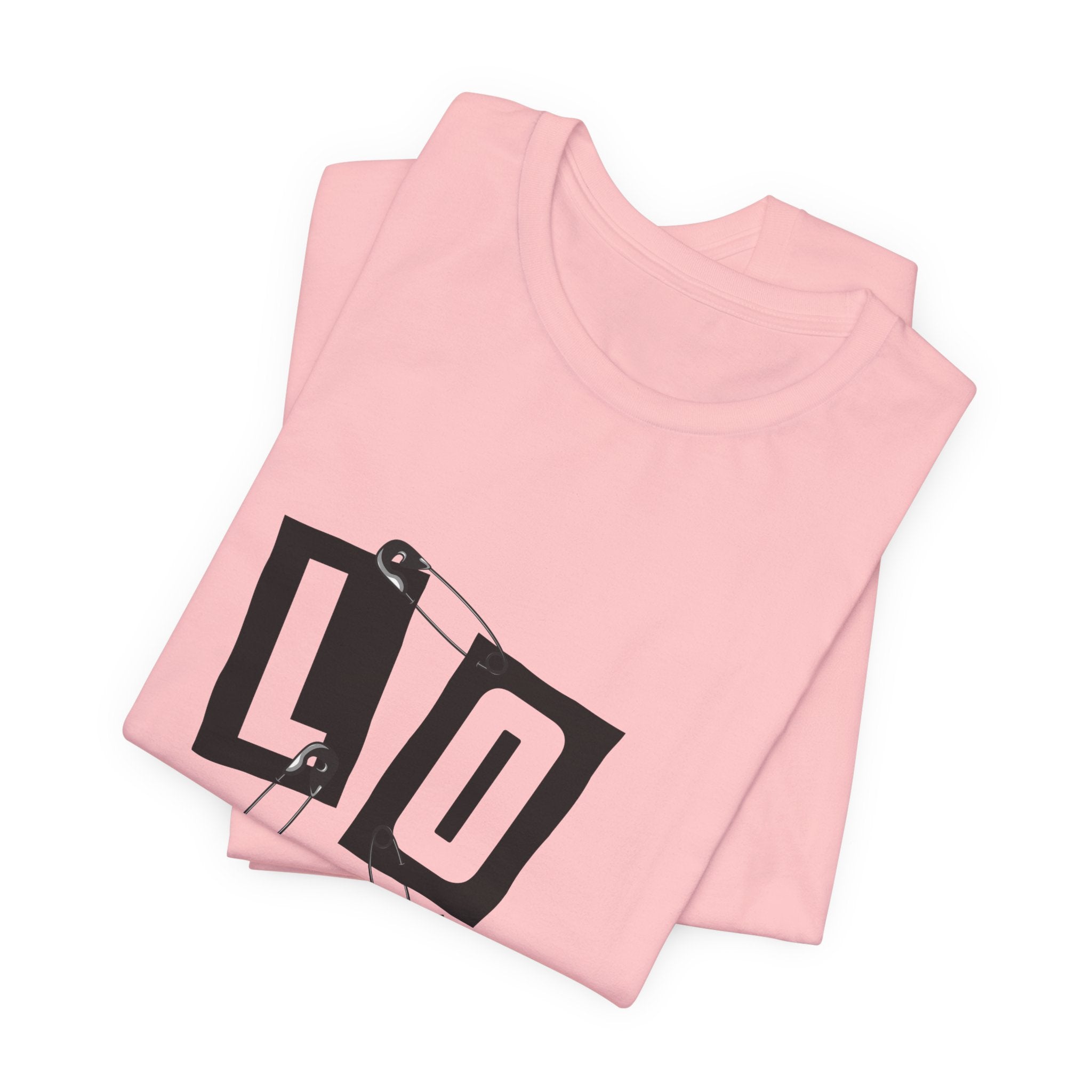 LOVE Safety Pin Graphic Tee — Punk Rock Vintage Valentine T‑Shirt