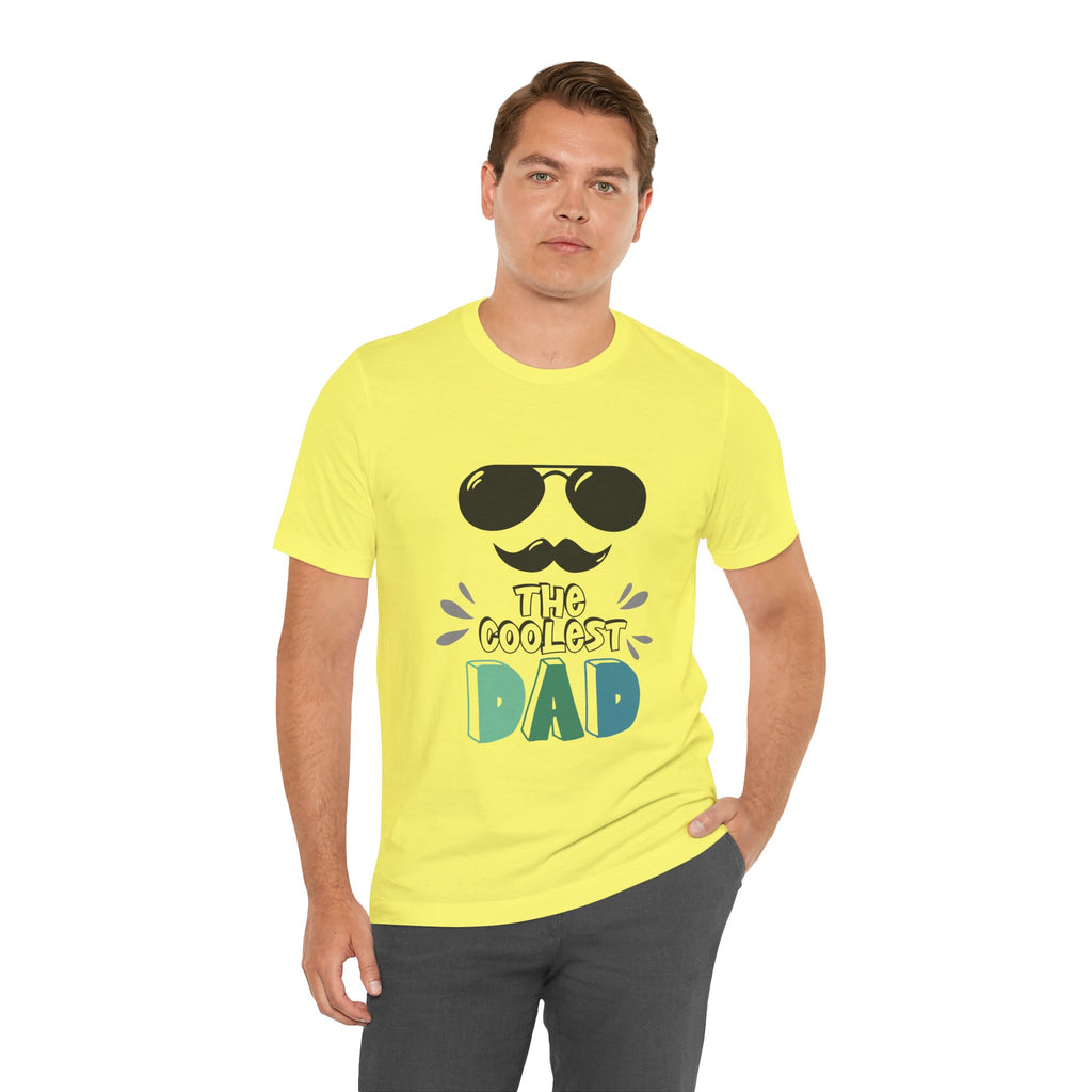 Coolest Dad T-Shirt — Father's Day Sunglasses & Mustache Tee