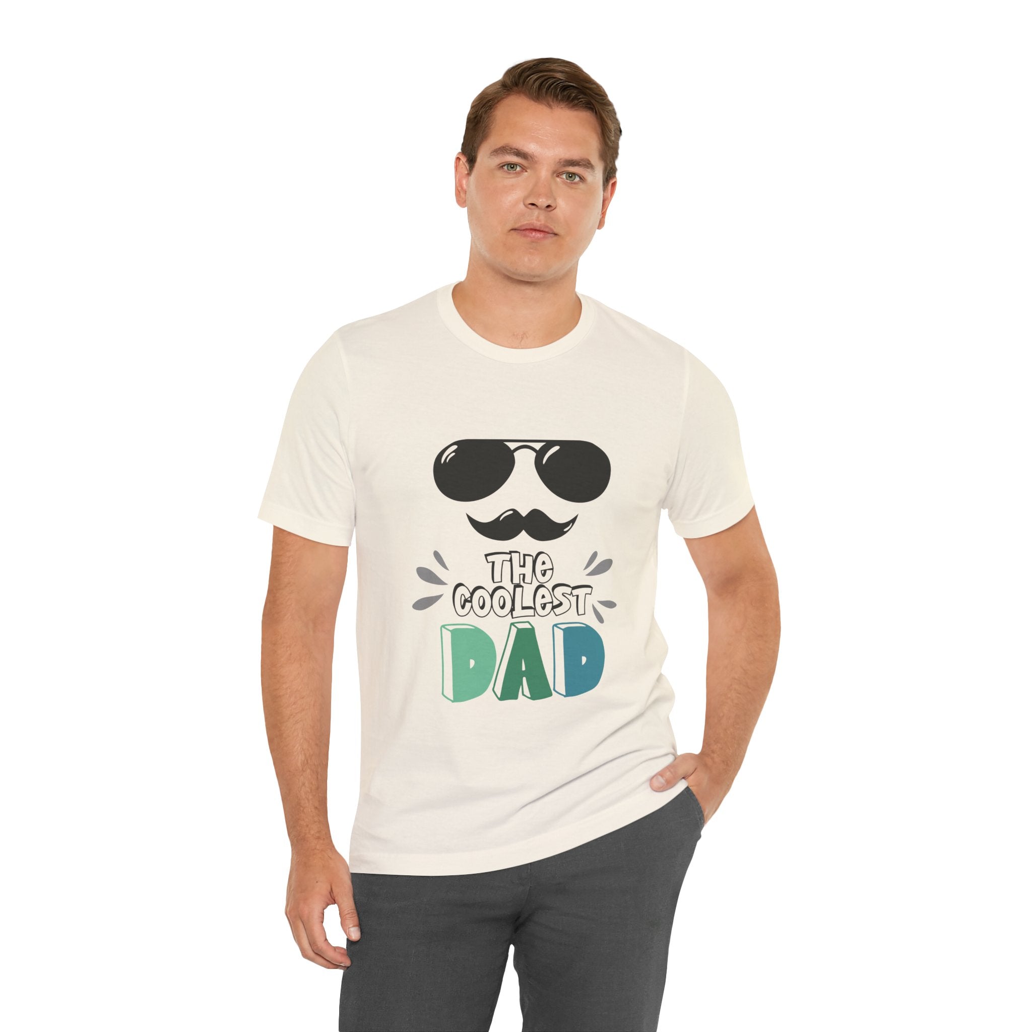 Coolest Dad T-Shirt — Father's Day Sunglasses & Mustache Tee